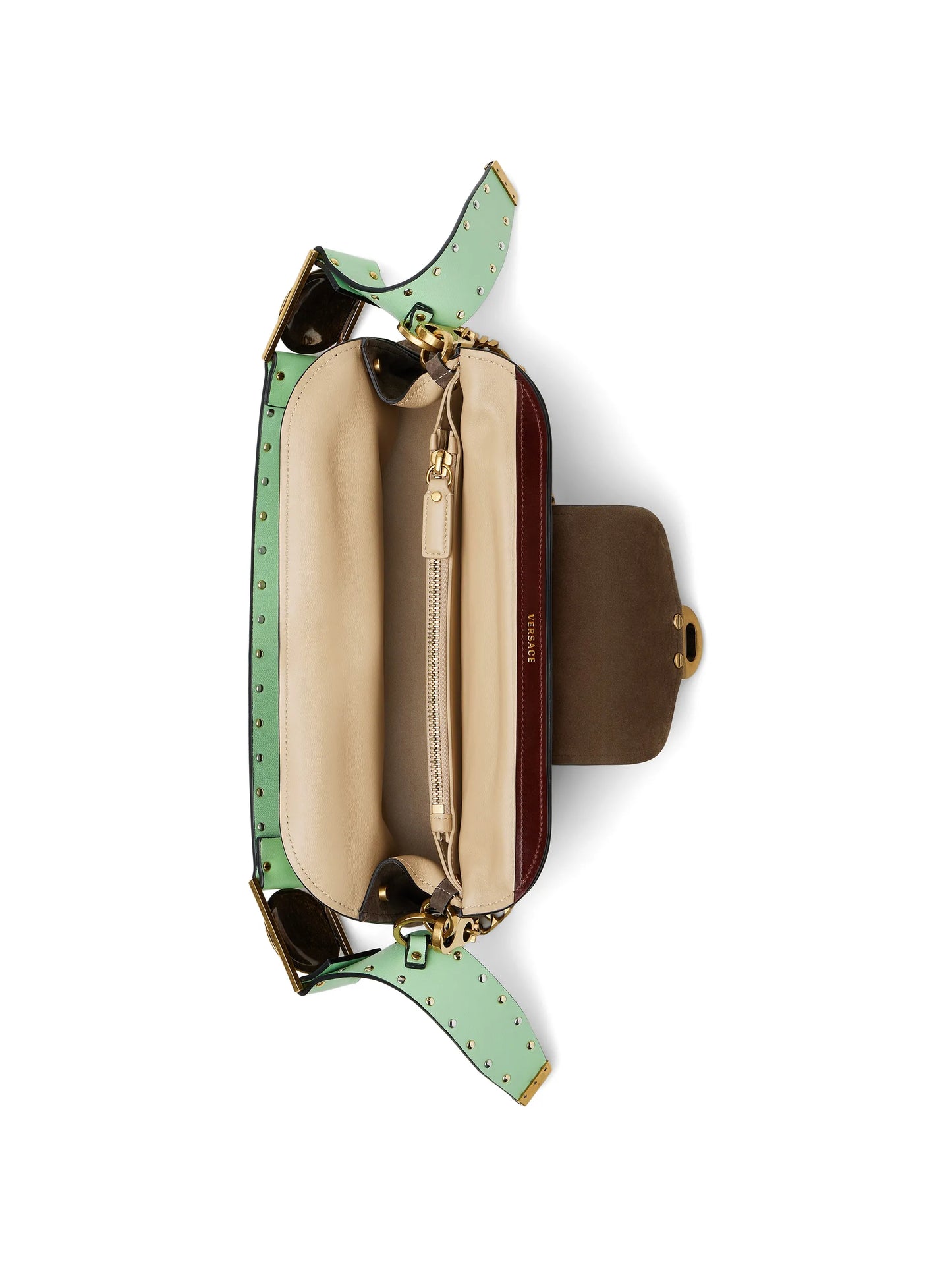 Vivian embellished crosta suede clutch
