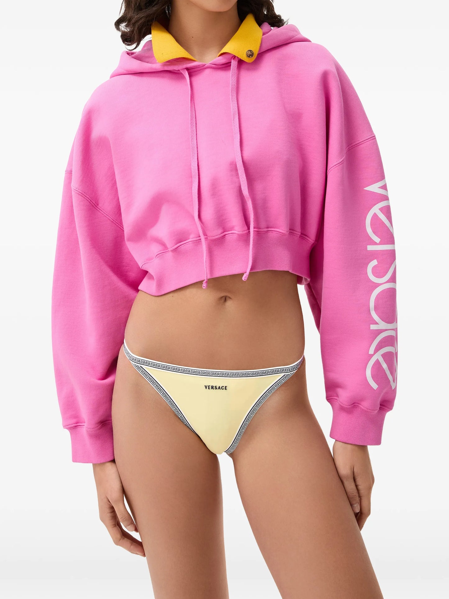 logo-embroidered bikini bottoms