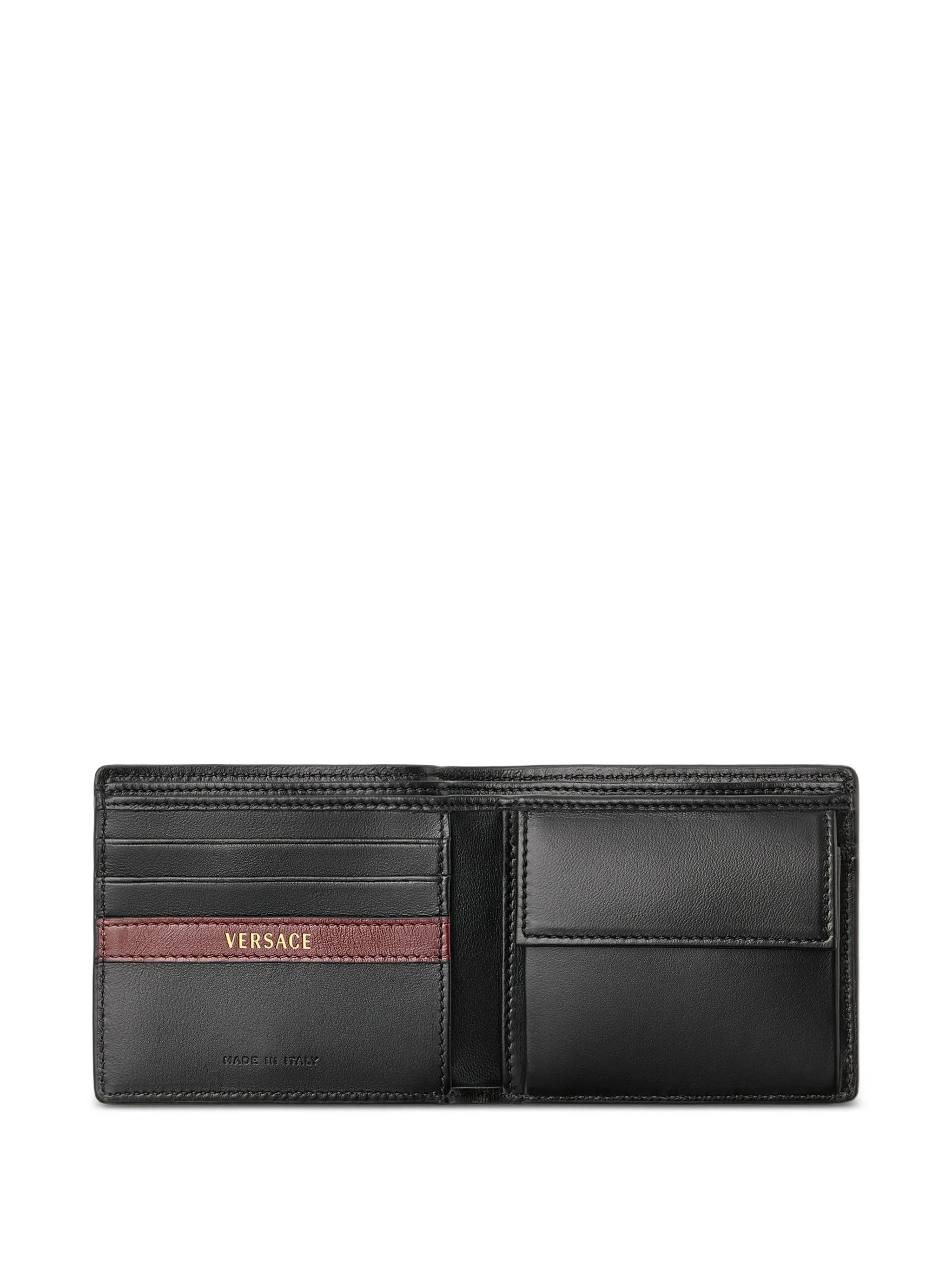 Medusa plaque bifold wallet