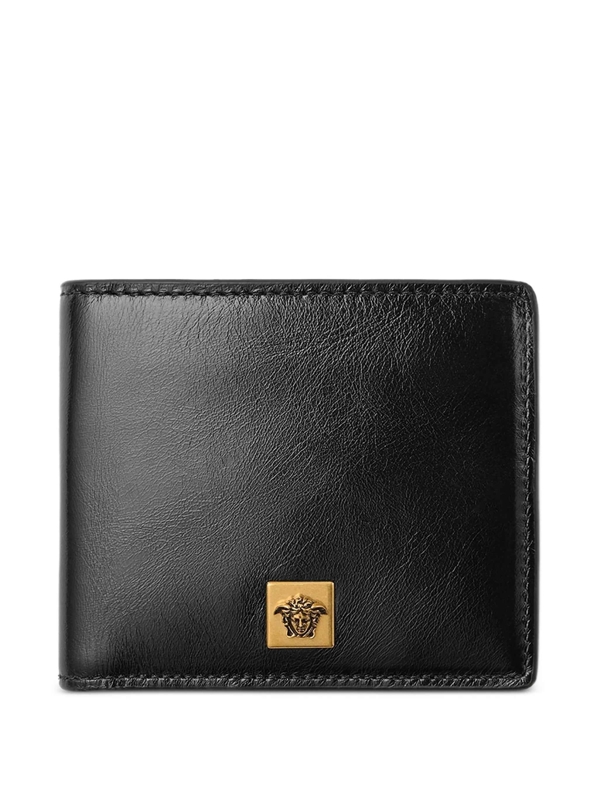 Medusa plaque bifold wallet