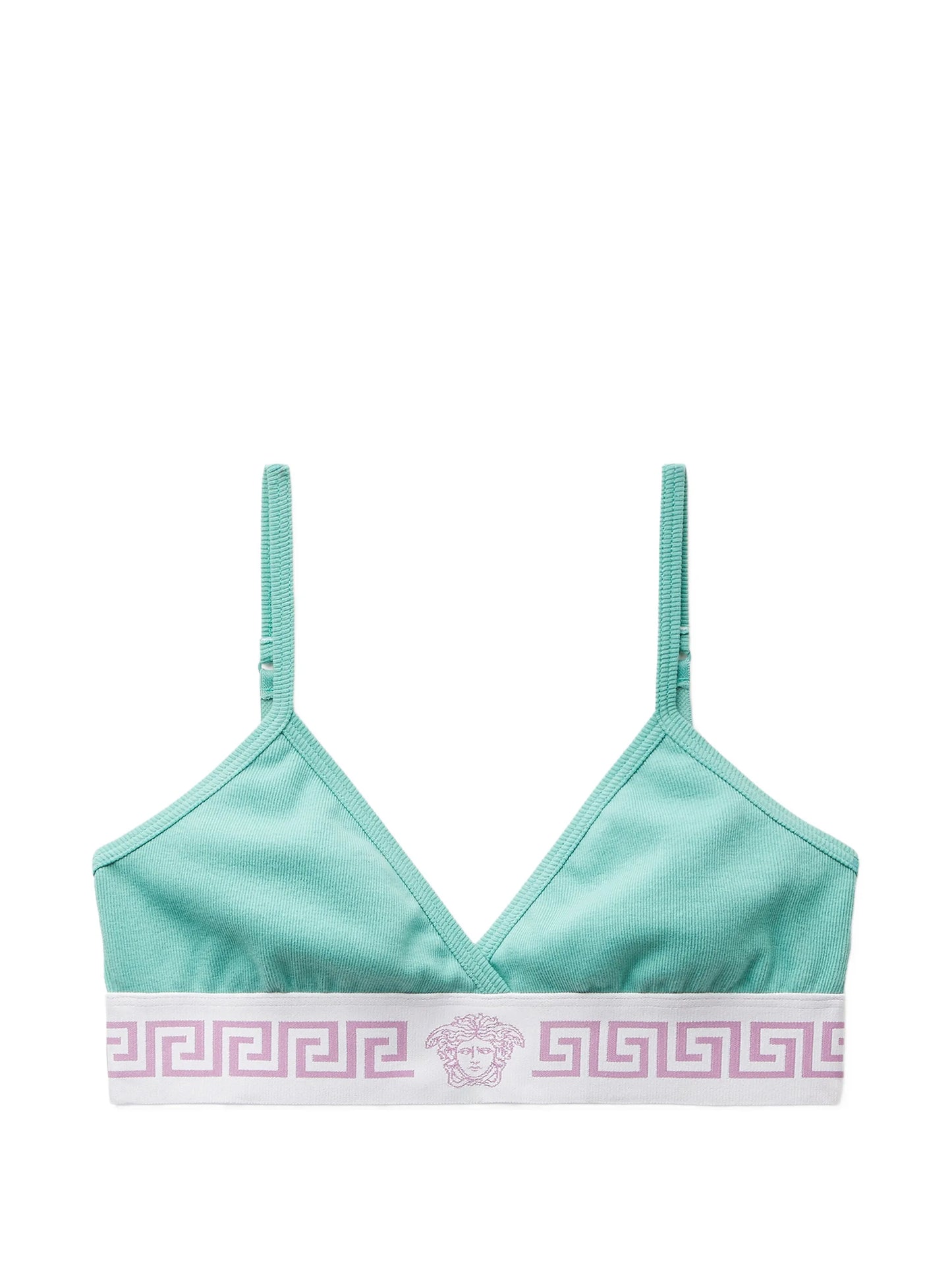 ribbed cotton-jersey bralette
