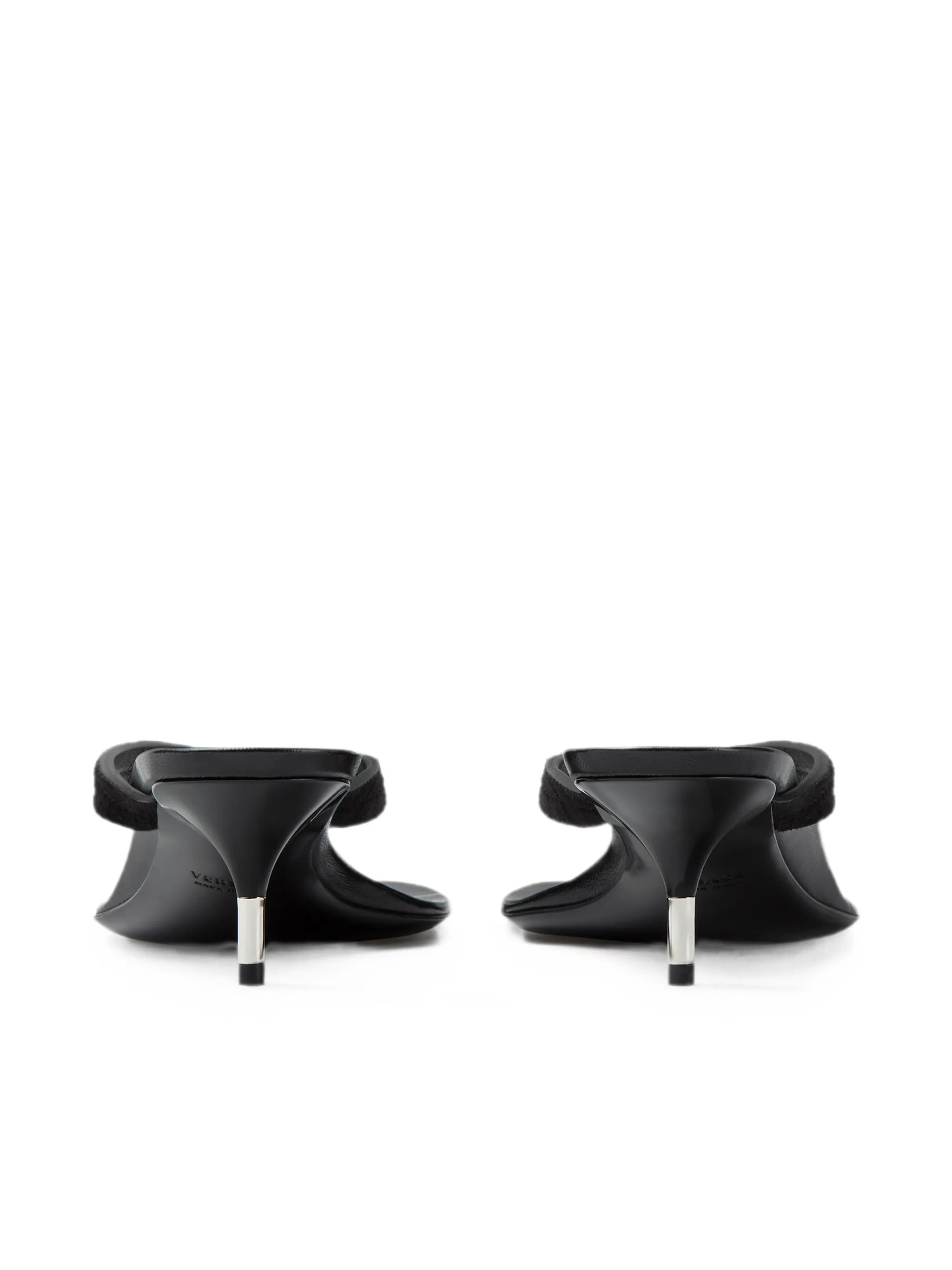 Medusa plaque kitten-heel sandals