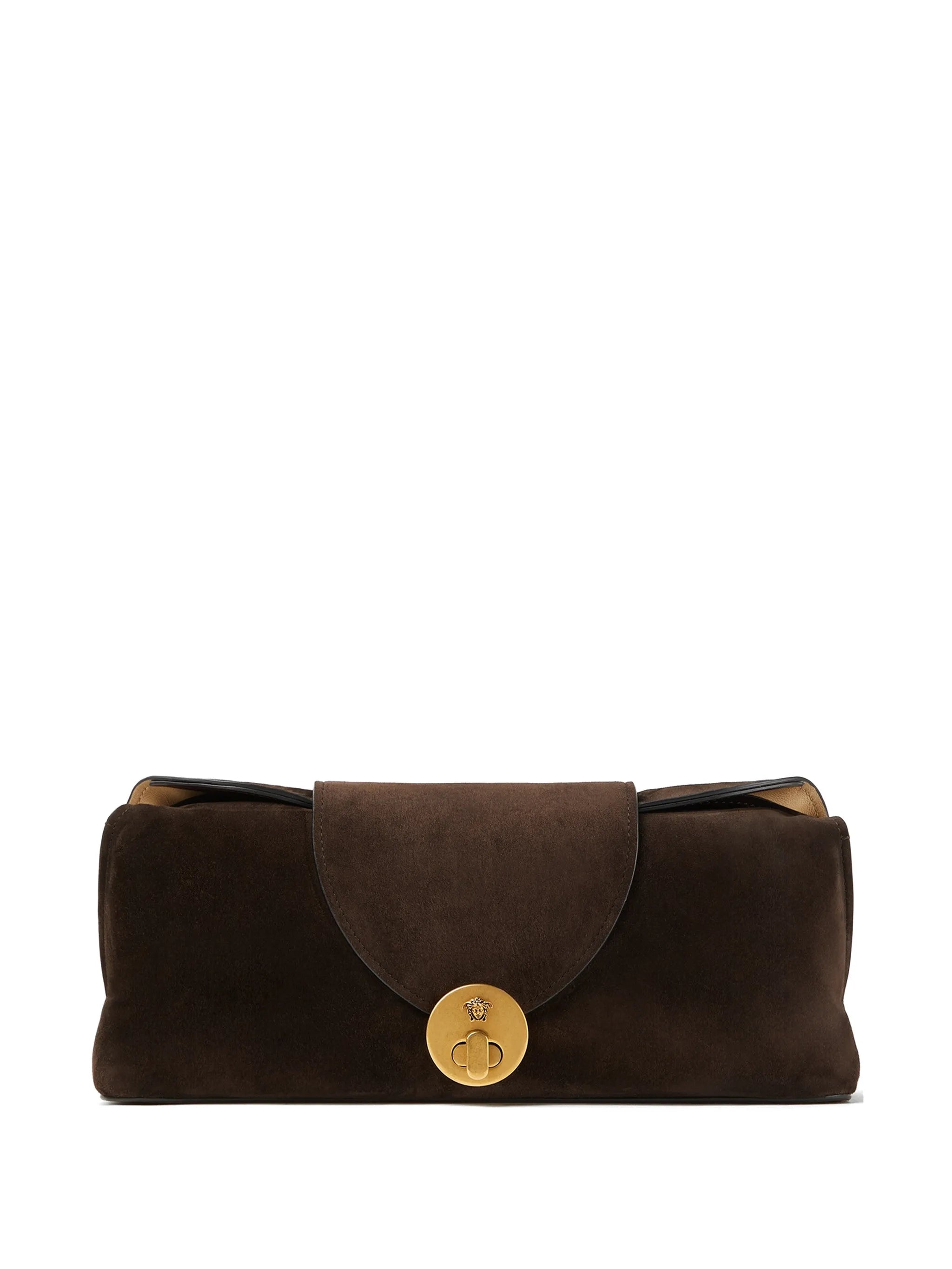 Vivian suede clutch