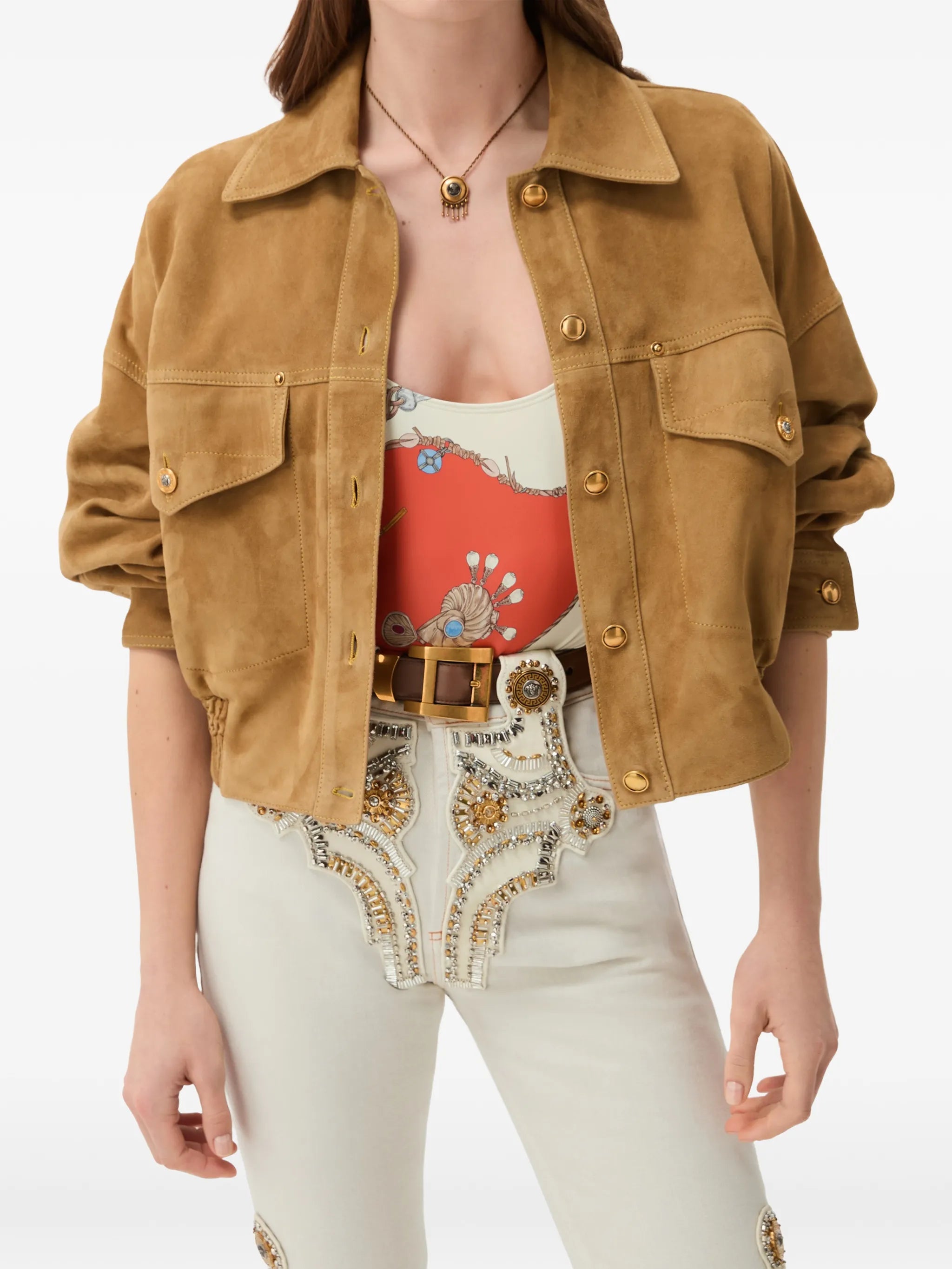 suede blouson
