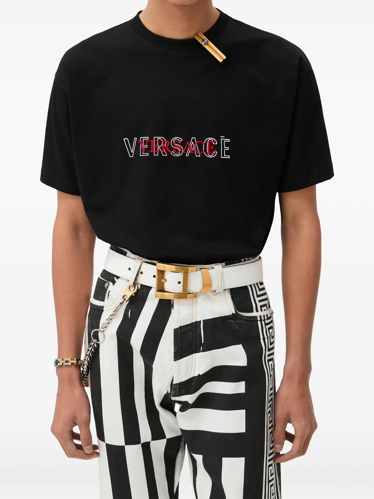 embroidered-logo cotton-jersey regular T-shirt
