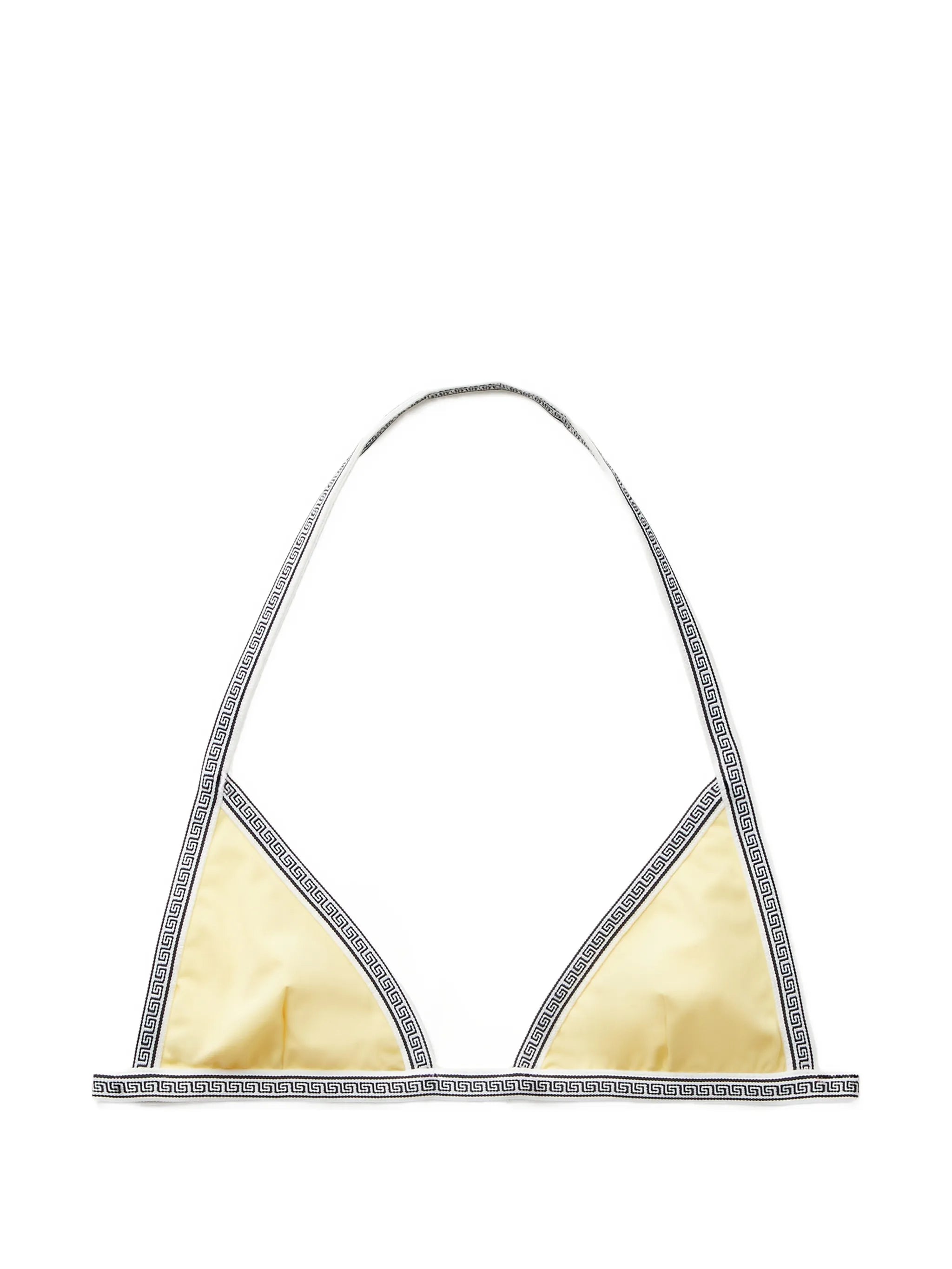 Greca-border bikini top
