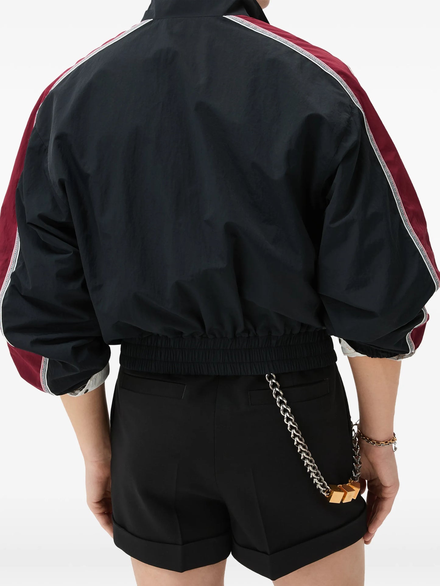 logo-motif Greca-detail jacket