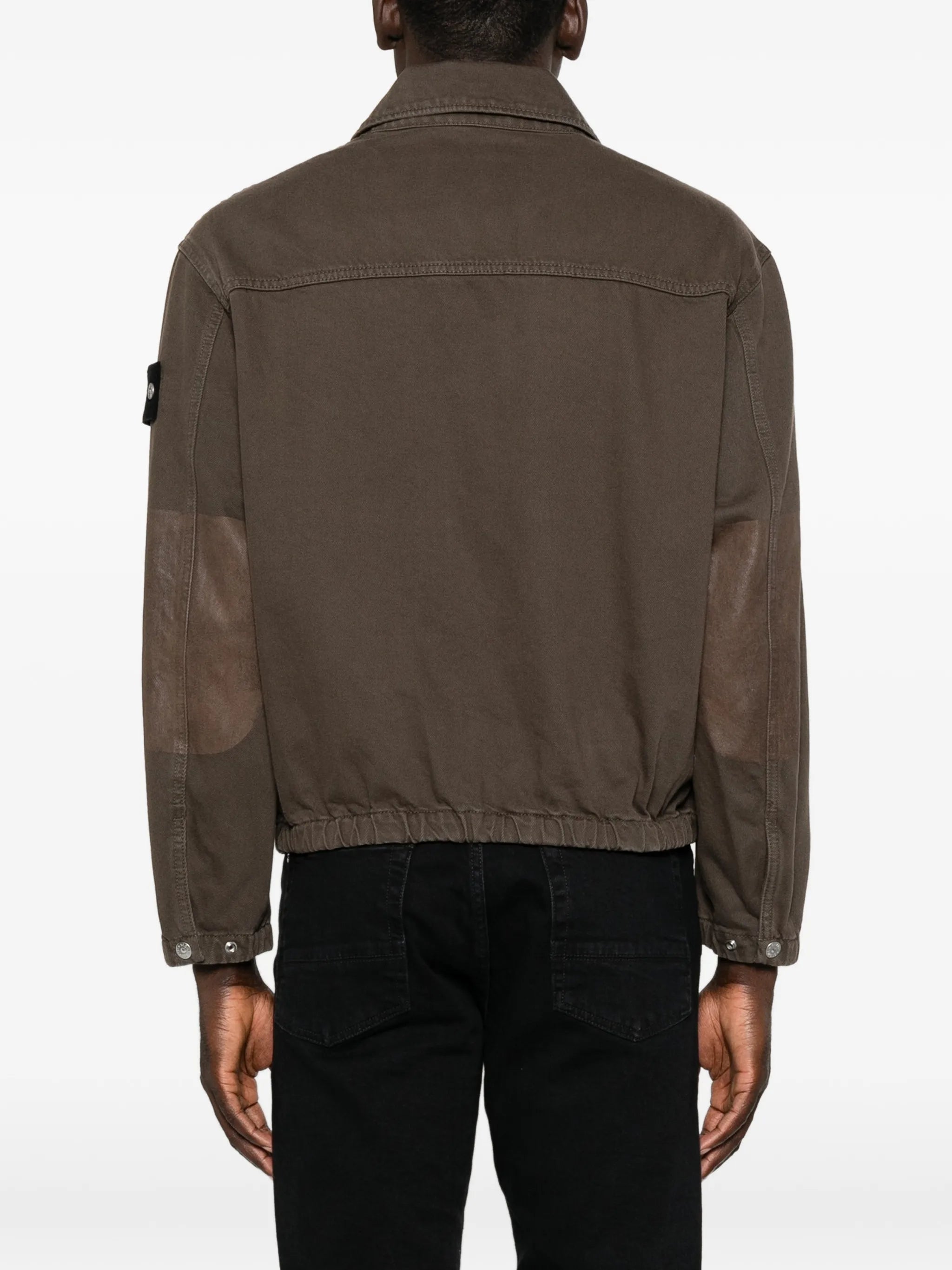 zip-fastening denim jacket