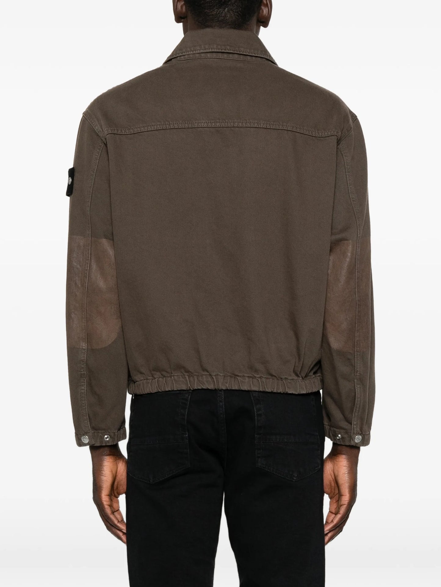 zip-fastening denim jacket