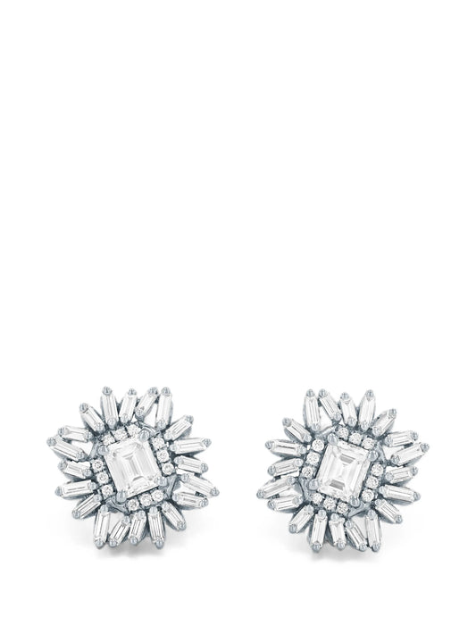 diamond-embellishsment earrings