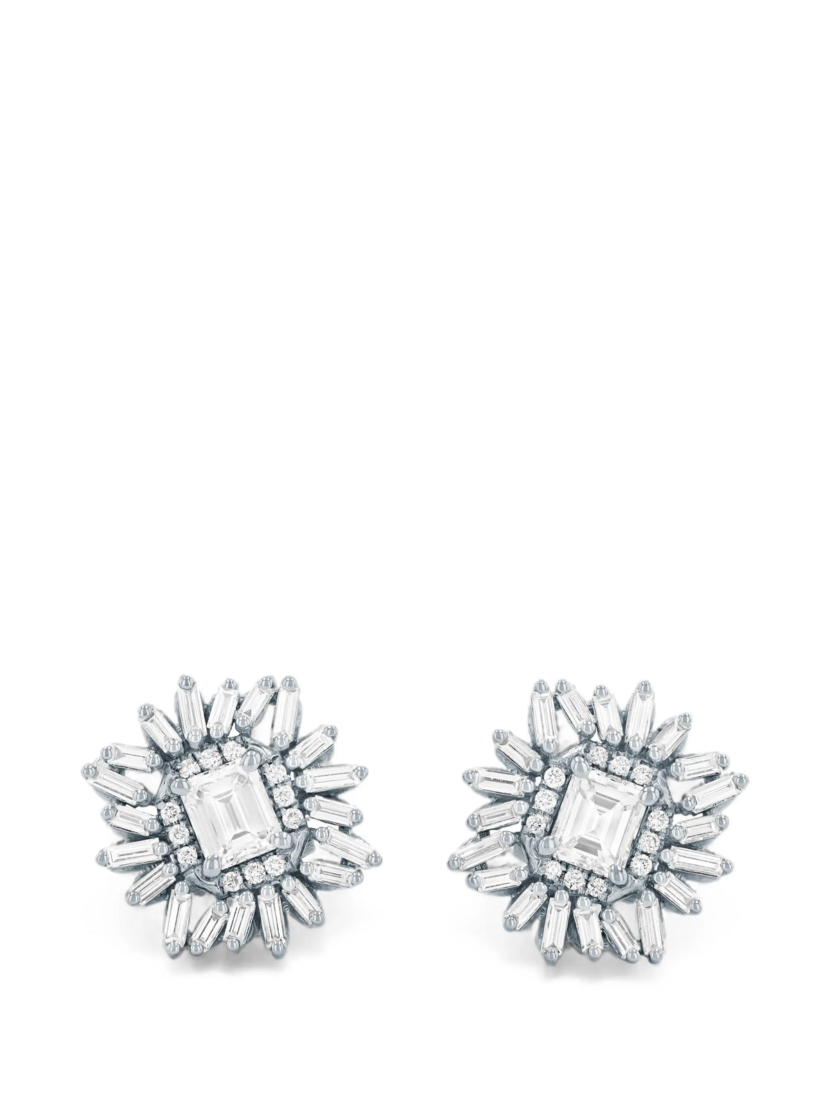 diamond-embellishsment earrings