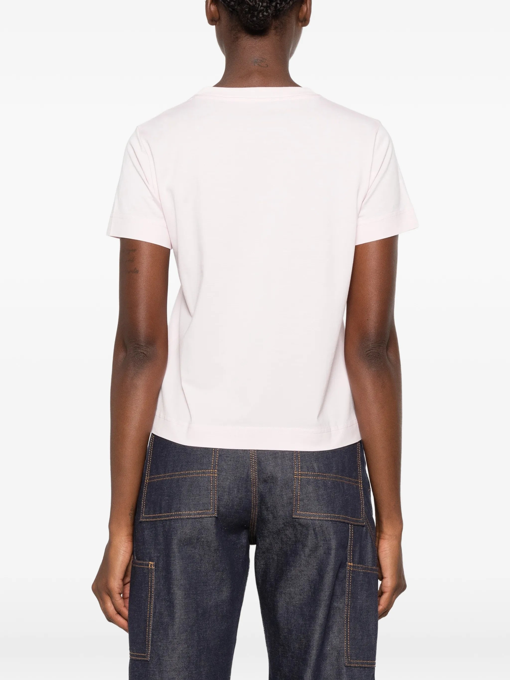 slim T-shirt in cotton with Givenchy Paris embroidery