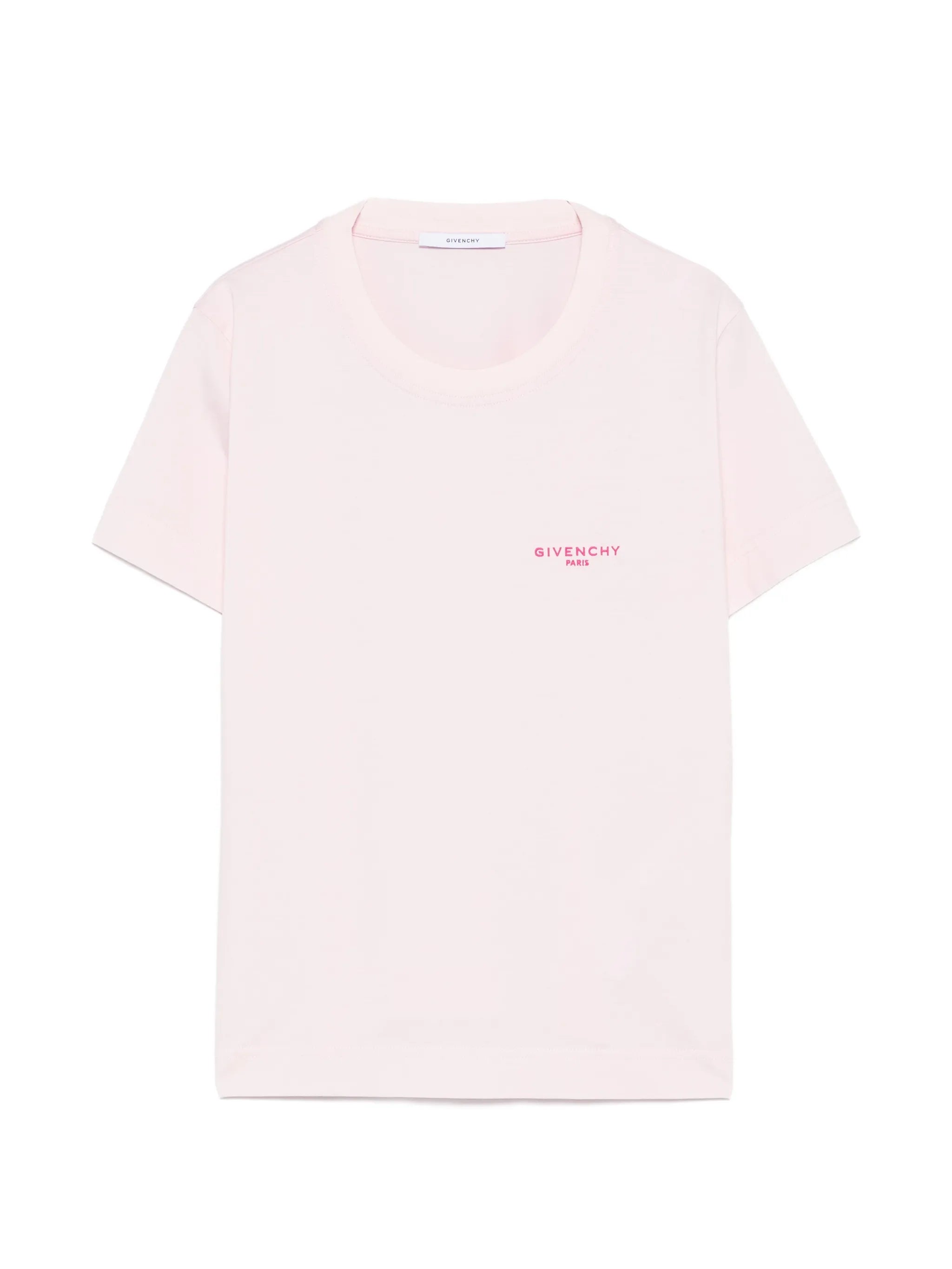 slim T-shirt in cotton with Givenchy Paris embroidery