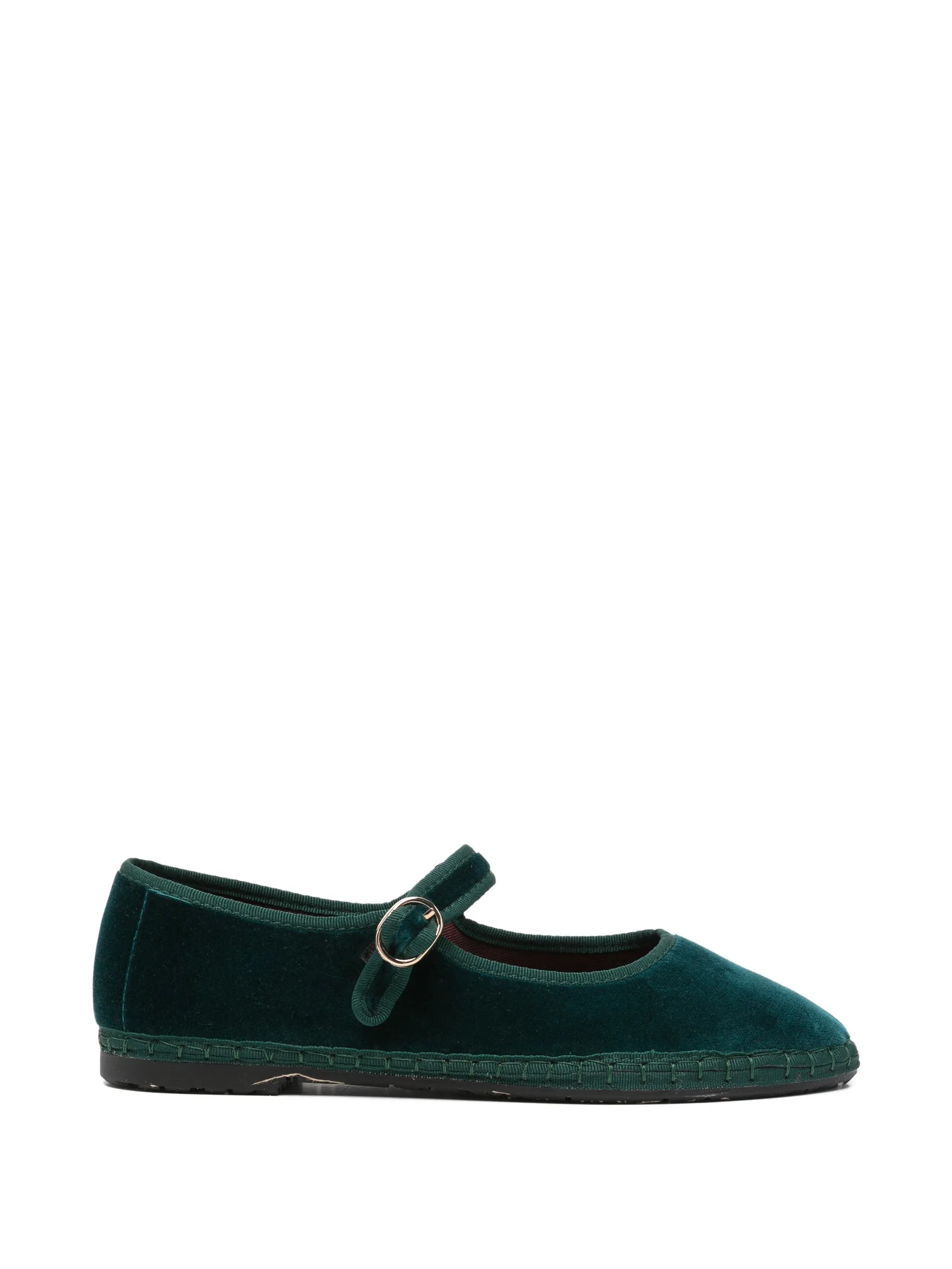 Leonor velvet ballet flats