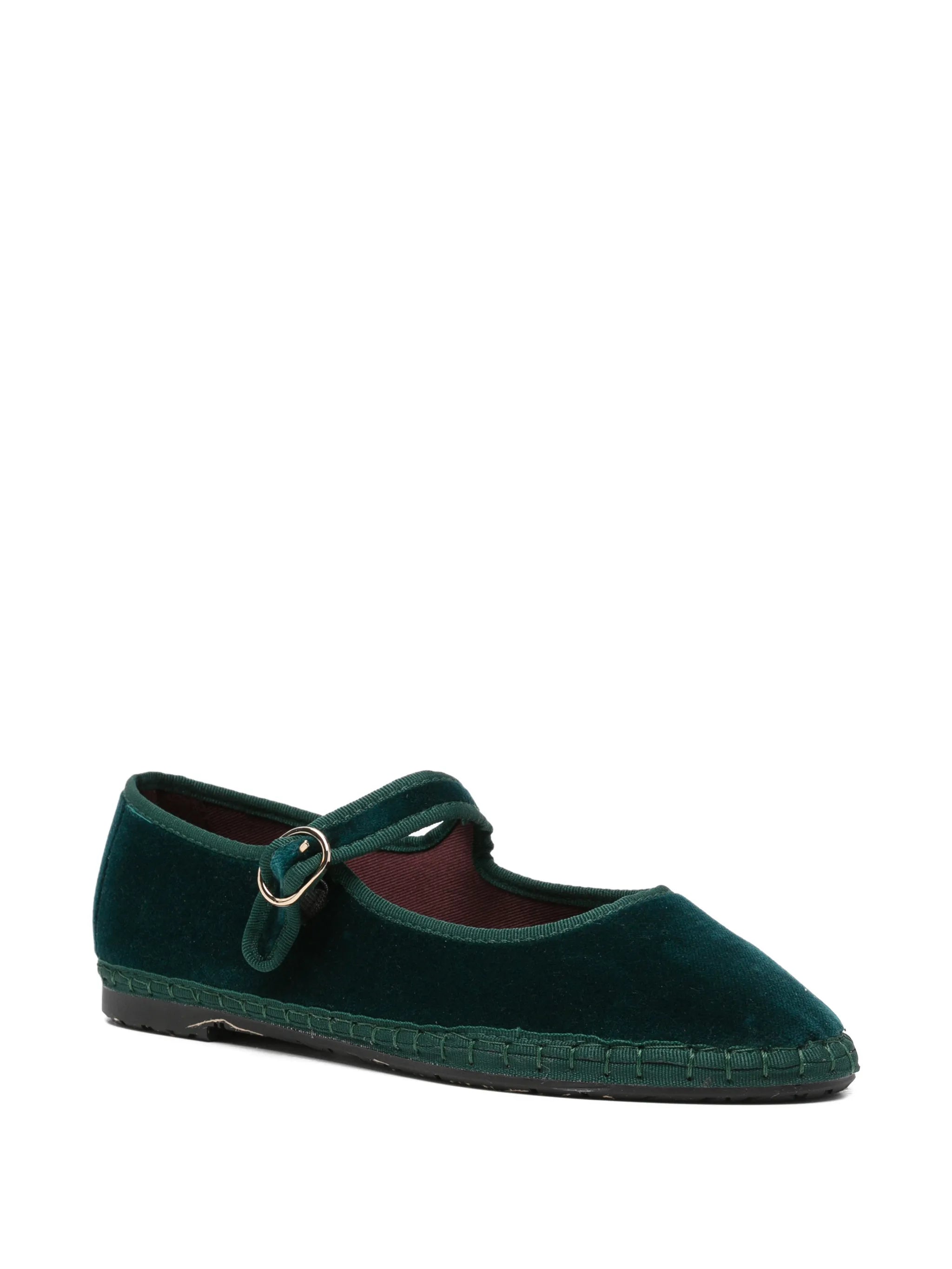 Leonor velvet ballet flats