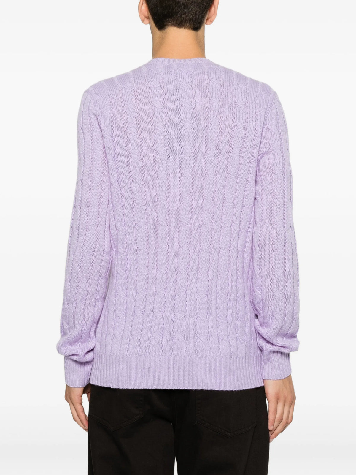 cable-knit jumper