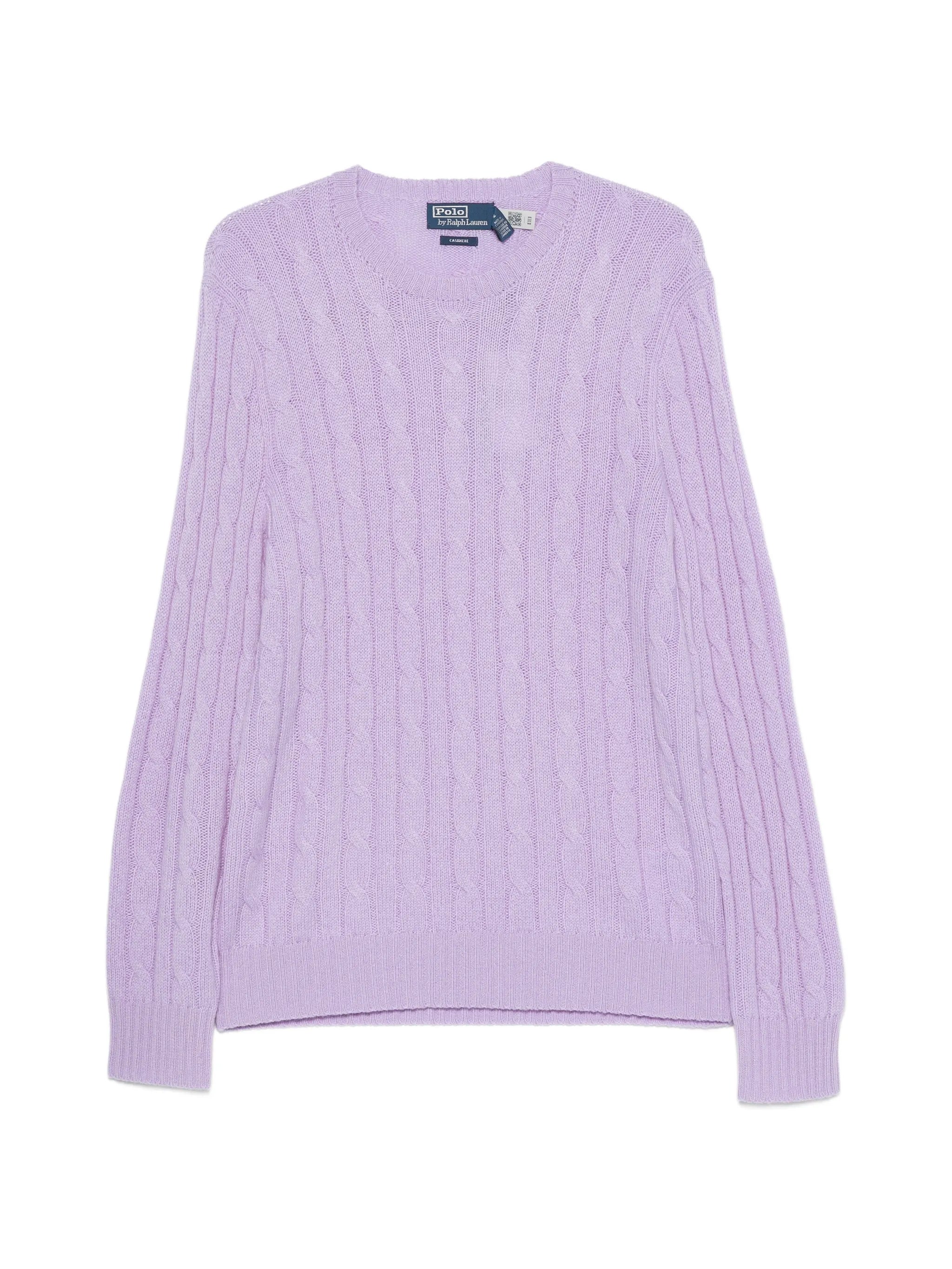 cable-knit jumper