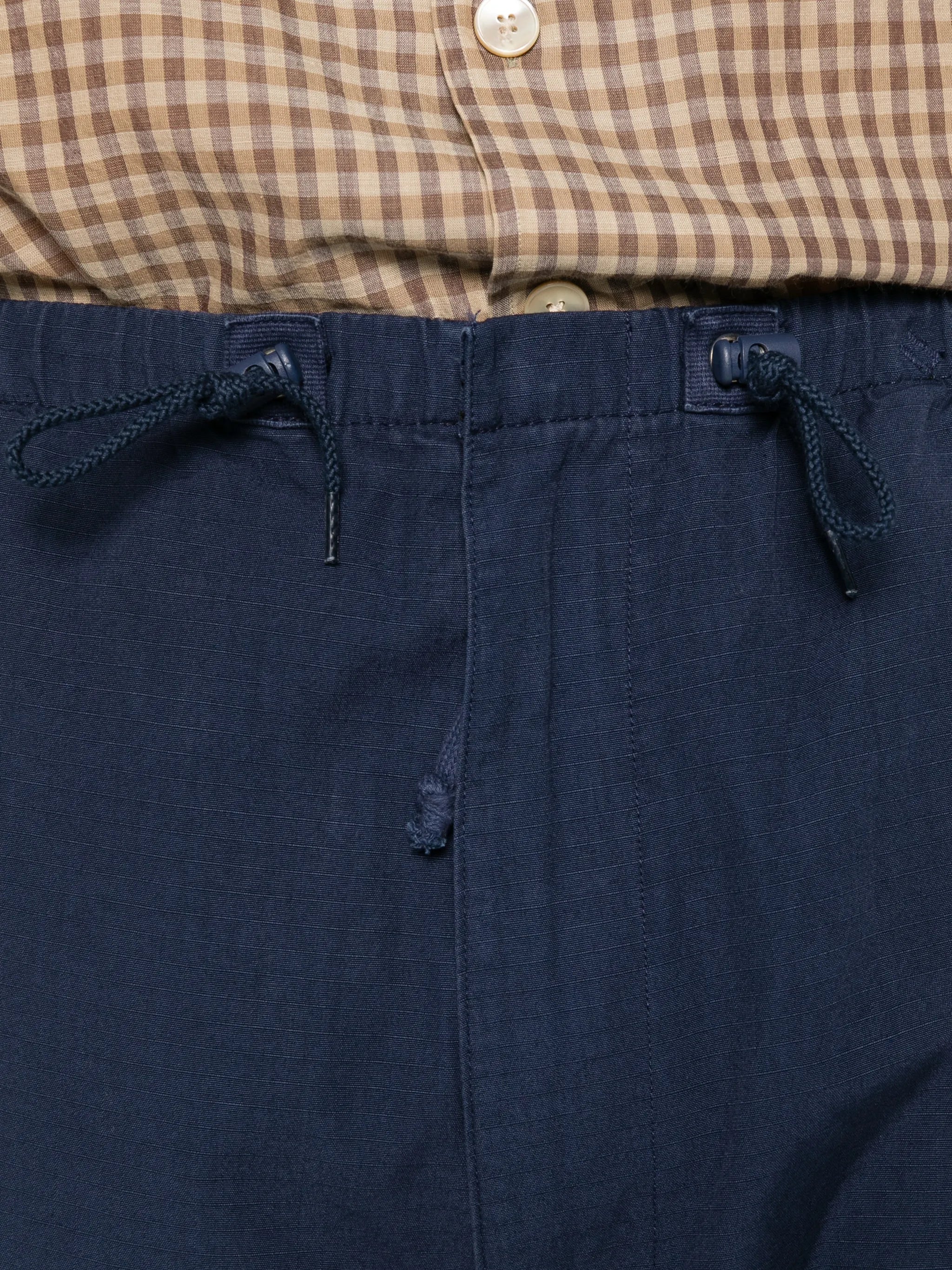 elasticated-waistband trousers
