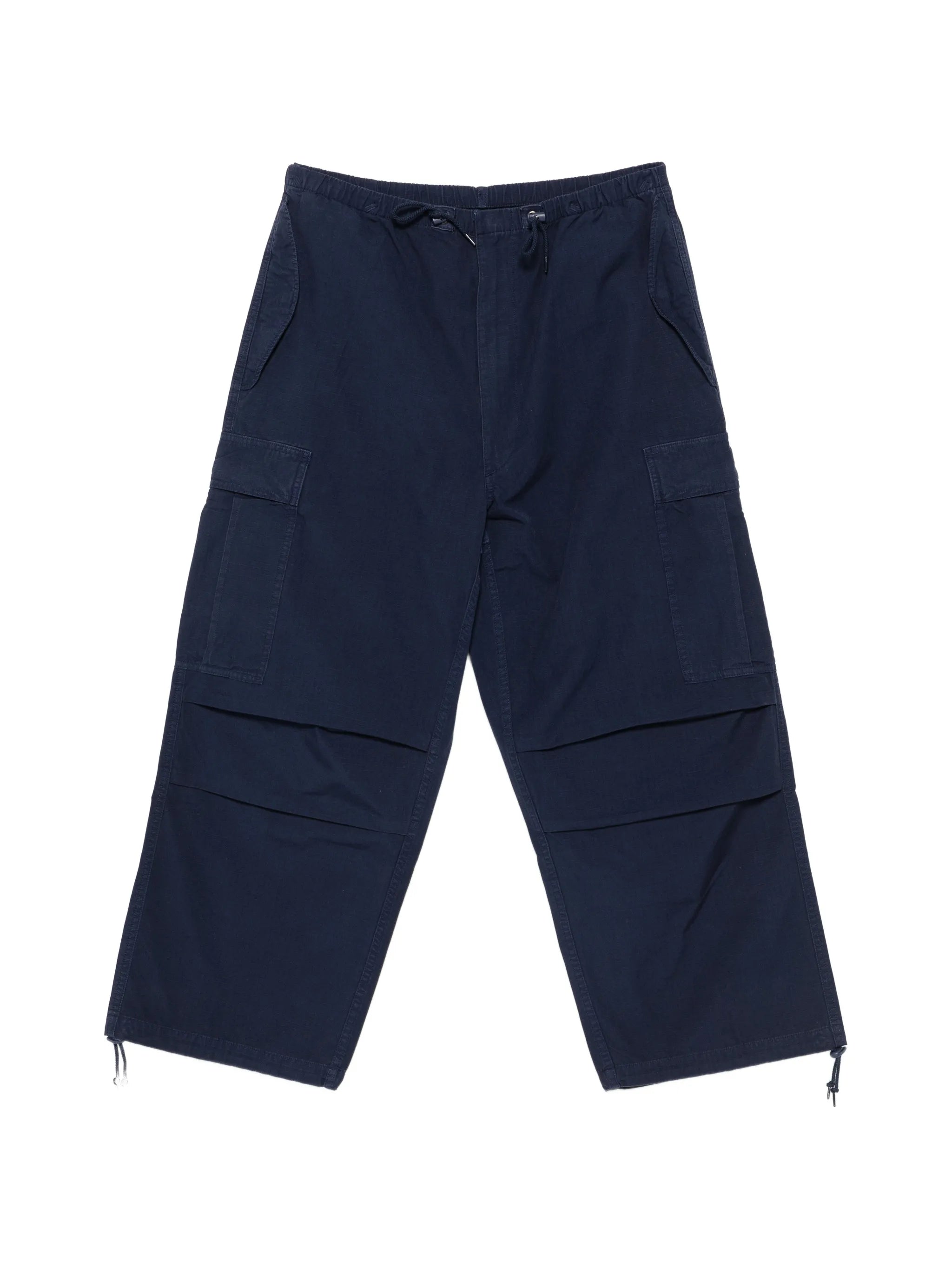 elasticated-waistband trousers