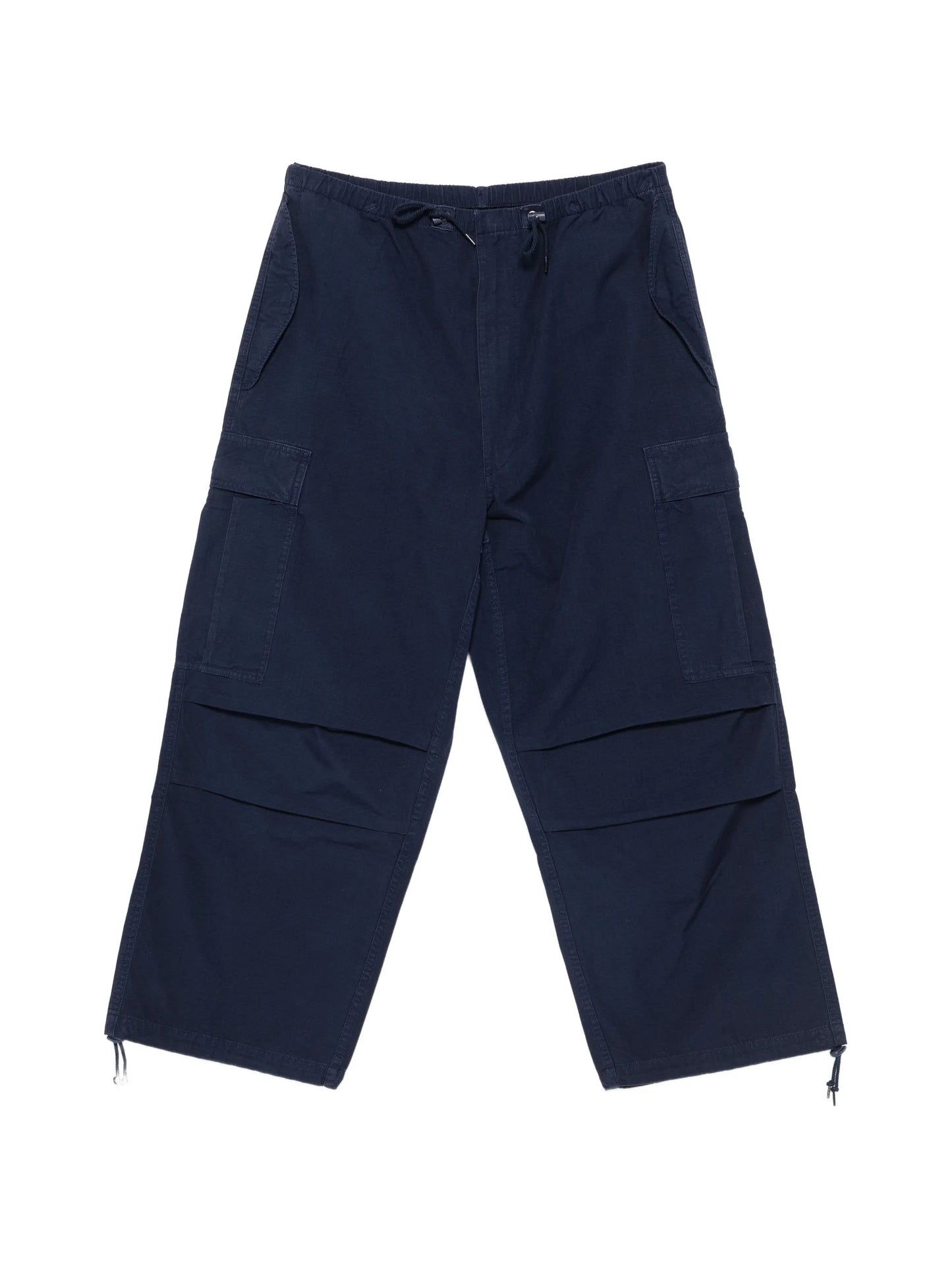 elasticated-waistband trousers