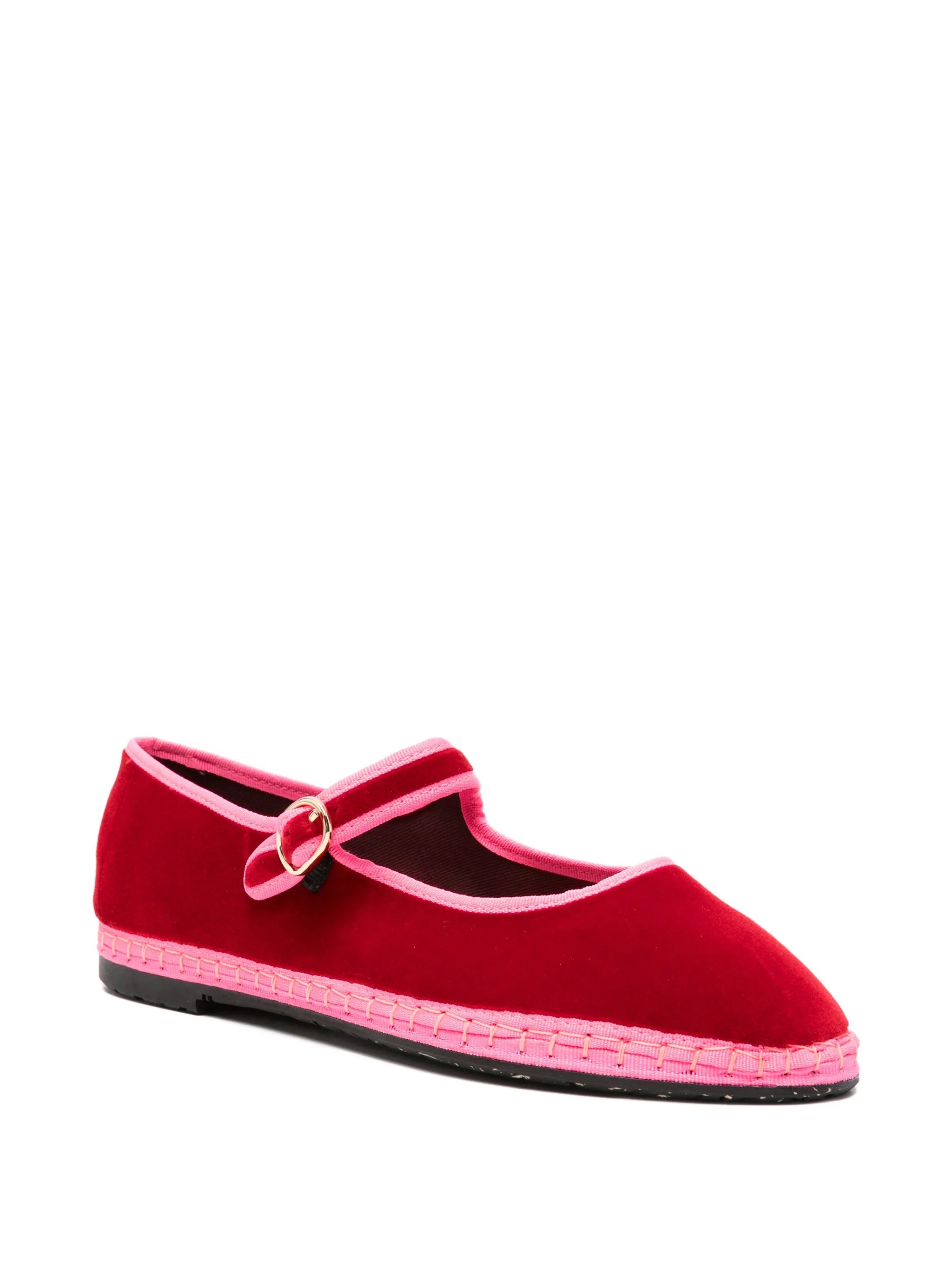 Aurelie velvet ballet flats