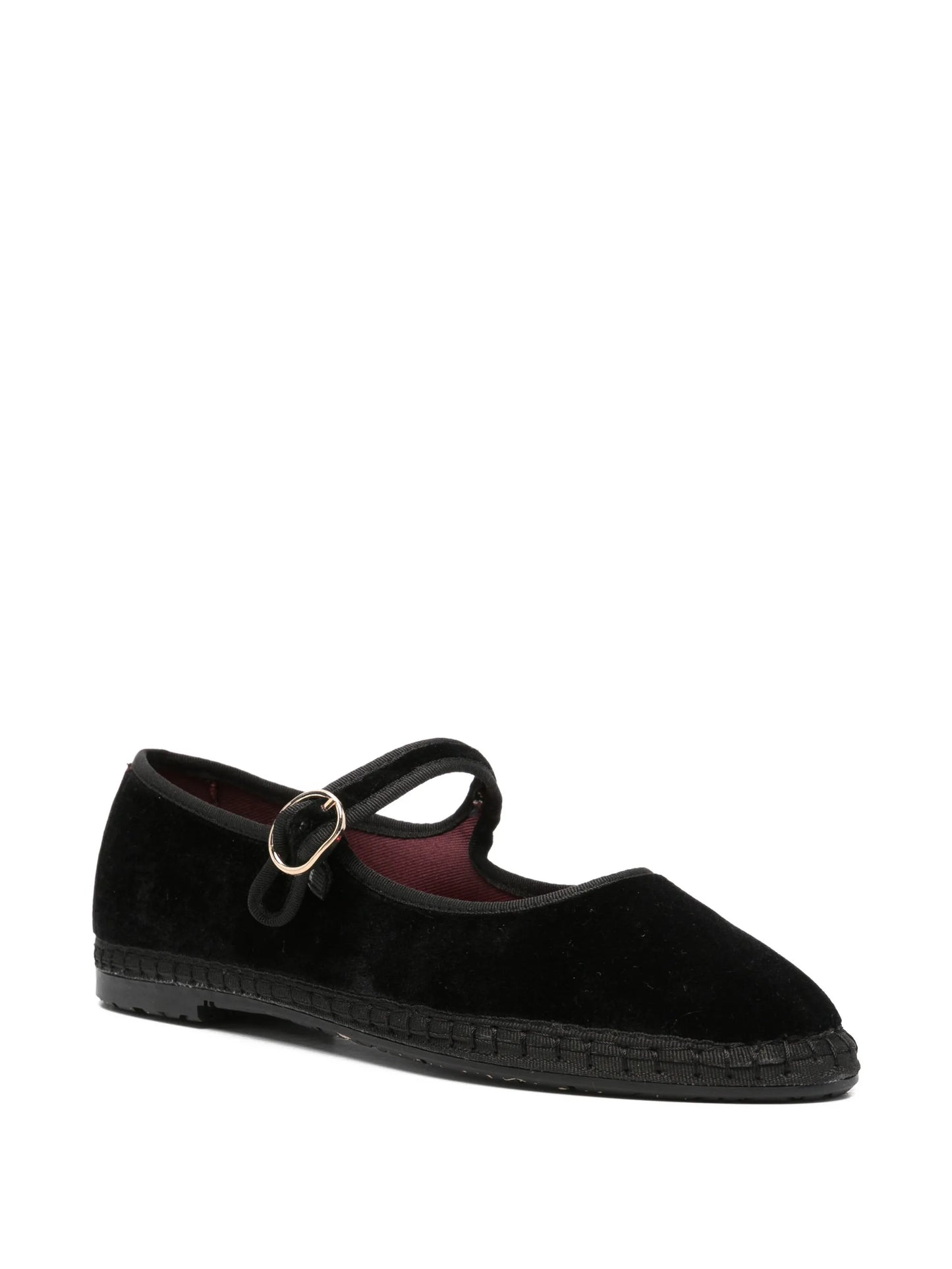 Antonia velvet ballet flats