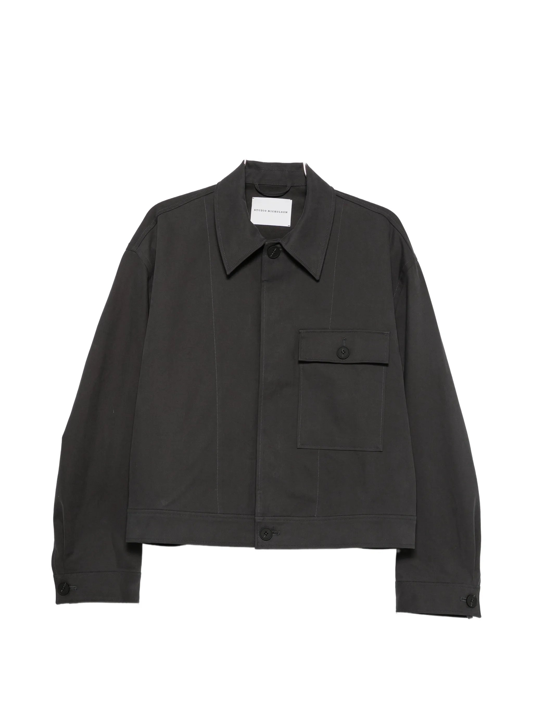 Drey chest-pocket overshirt