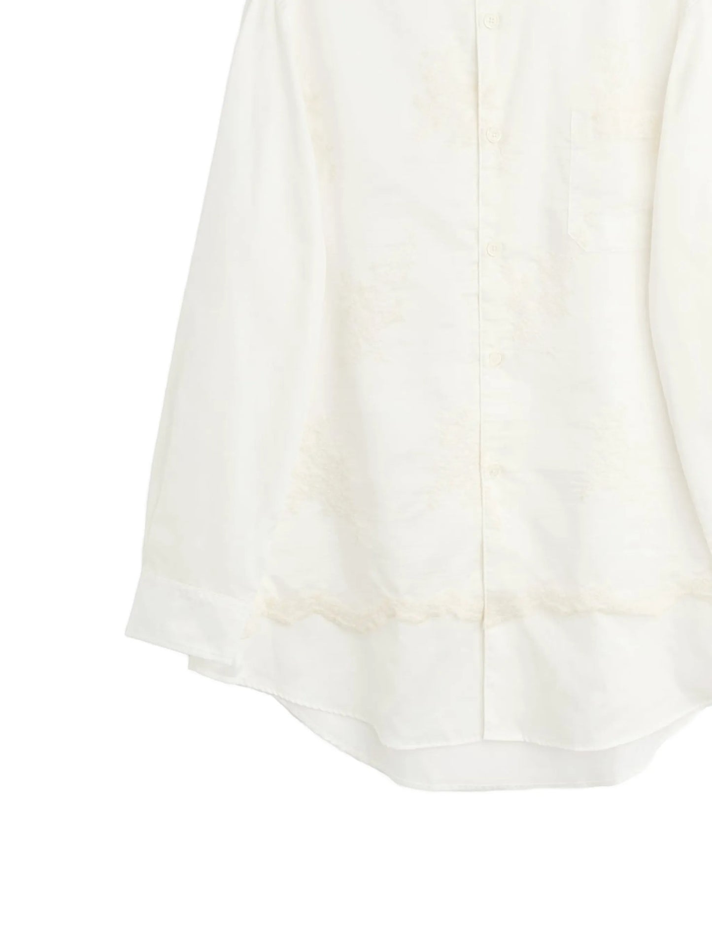 Vast floral-lace shirt