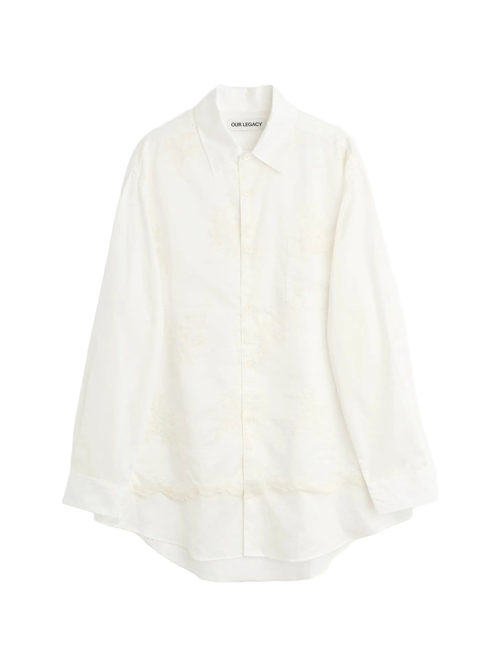 Vast floral-lace shirt