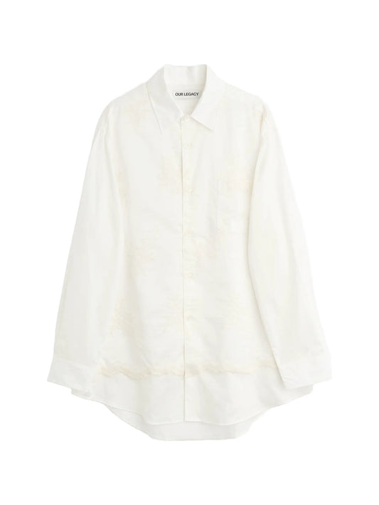 Vast floral-lace shirt