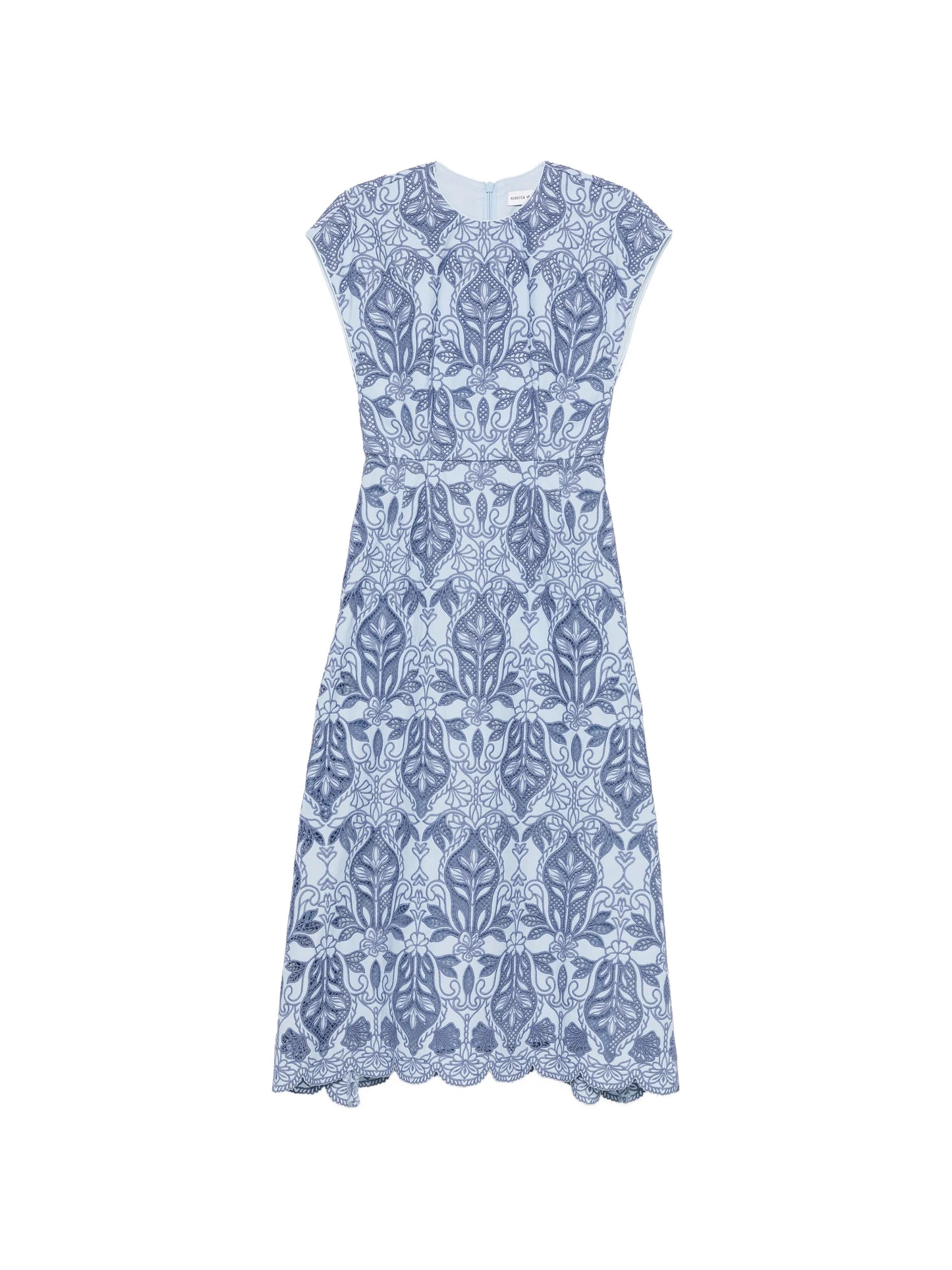 Blooming Lanterns embroidered maxi dress