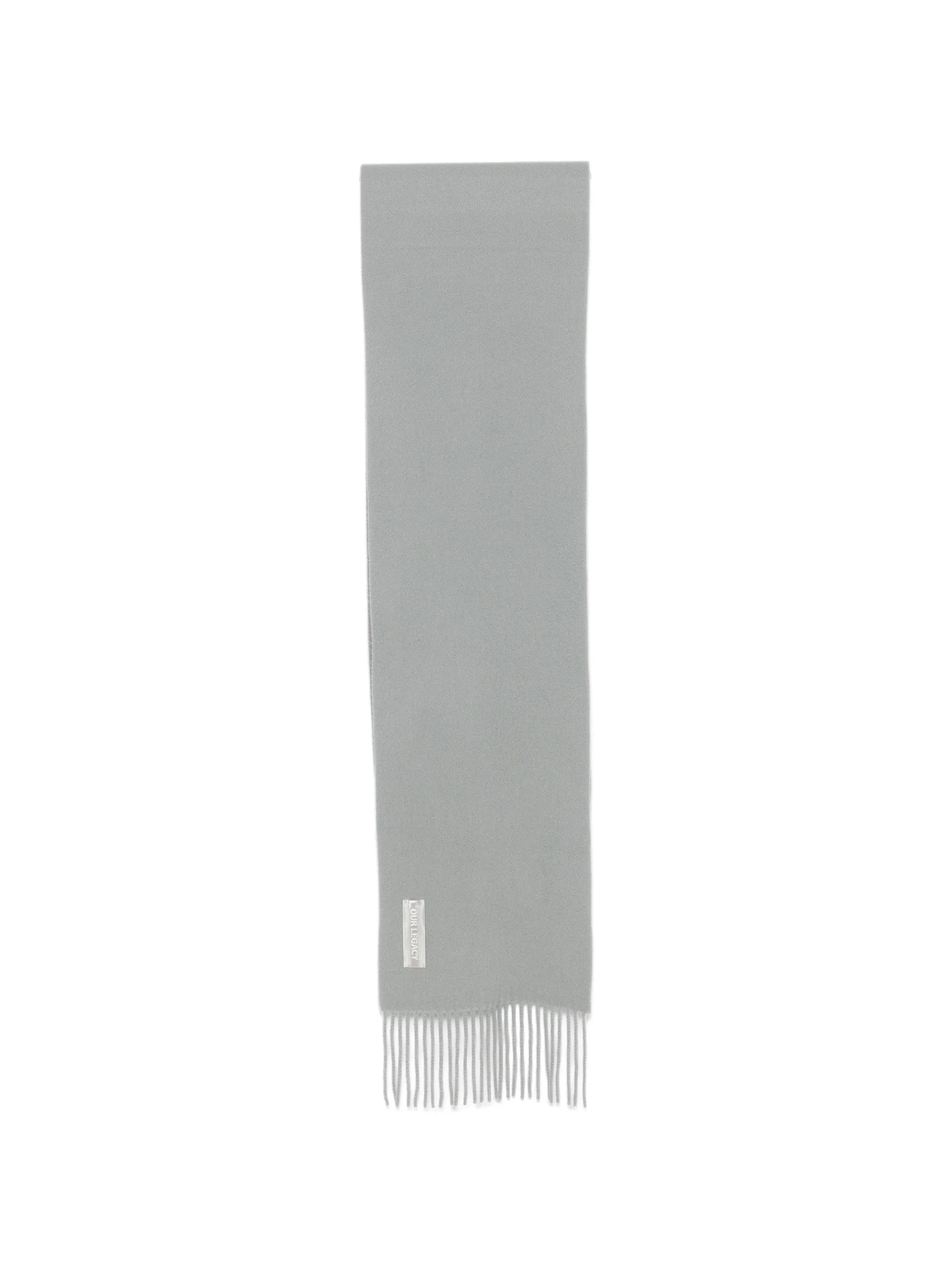 Estate fringed wool scarf