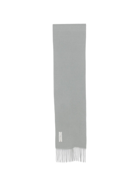 Estate fringed wool scarf
