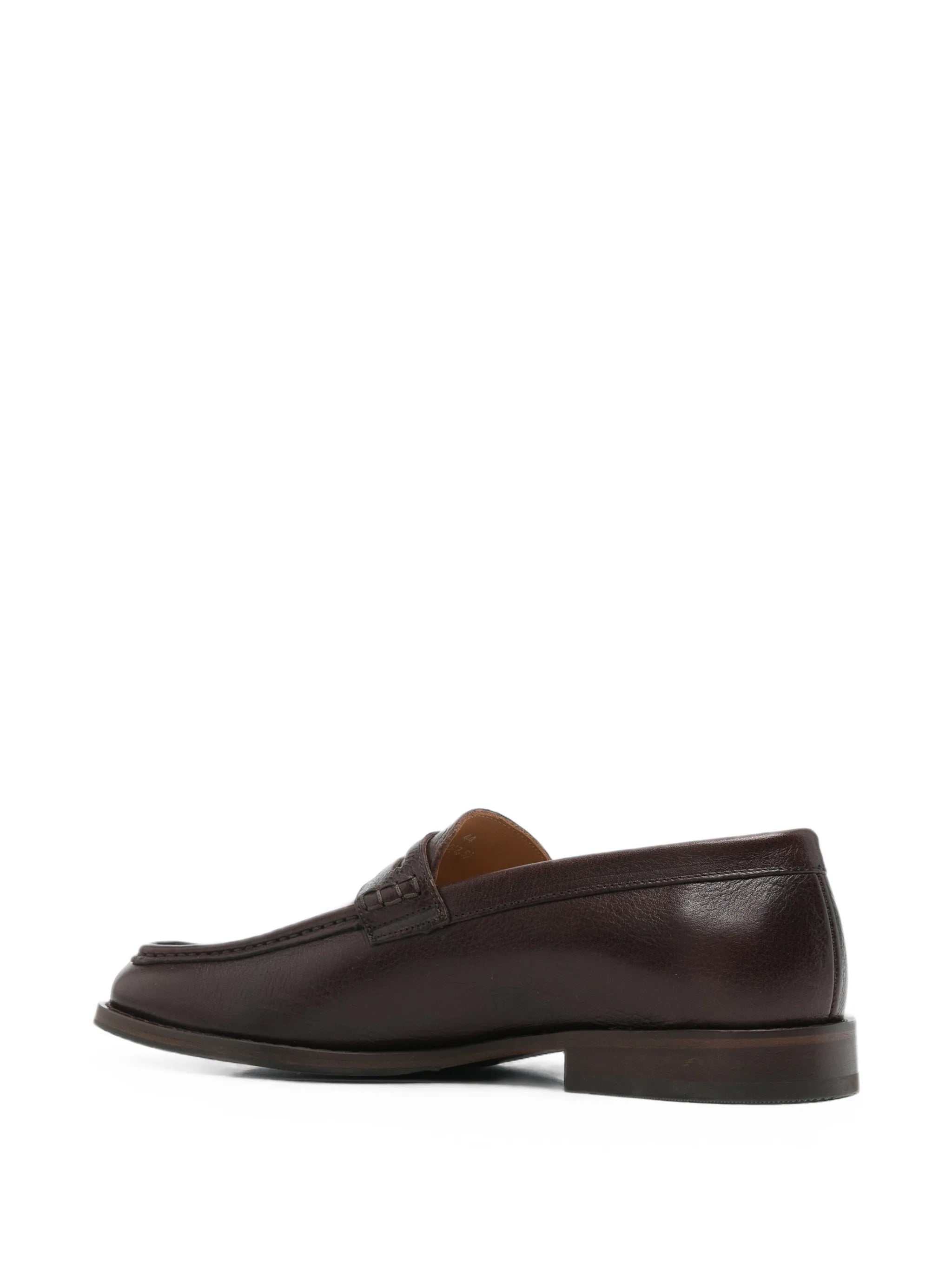 Light leather loafers