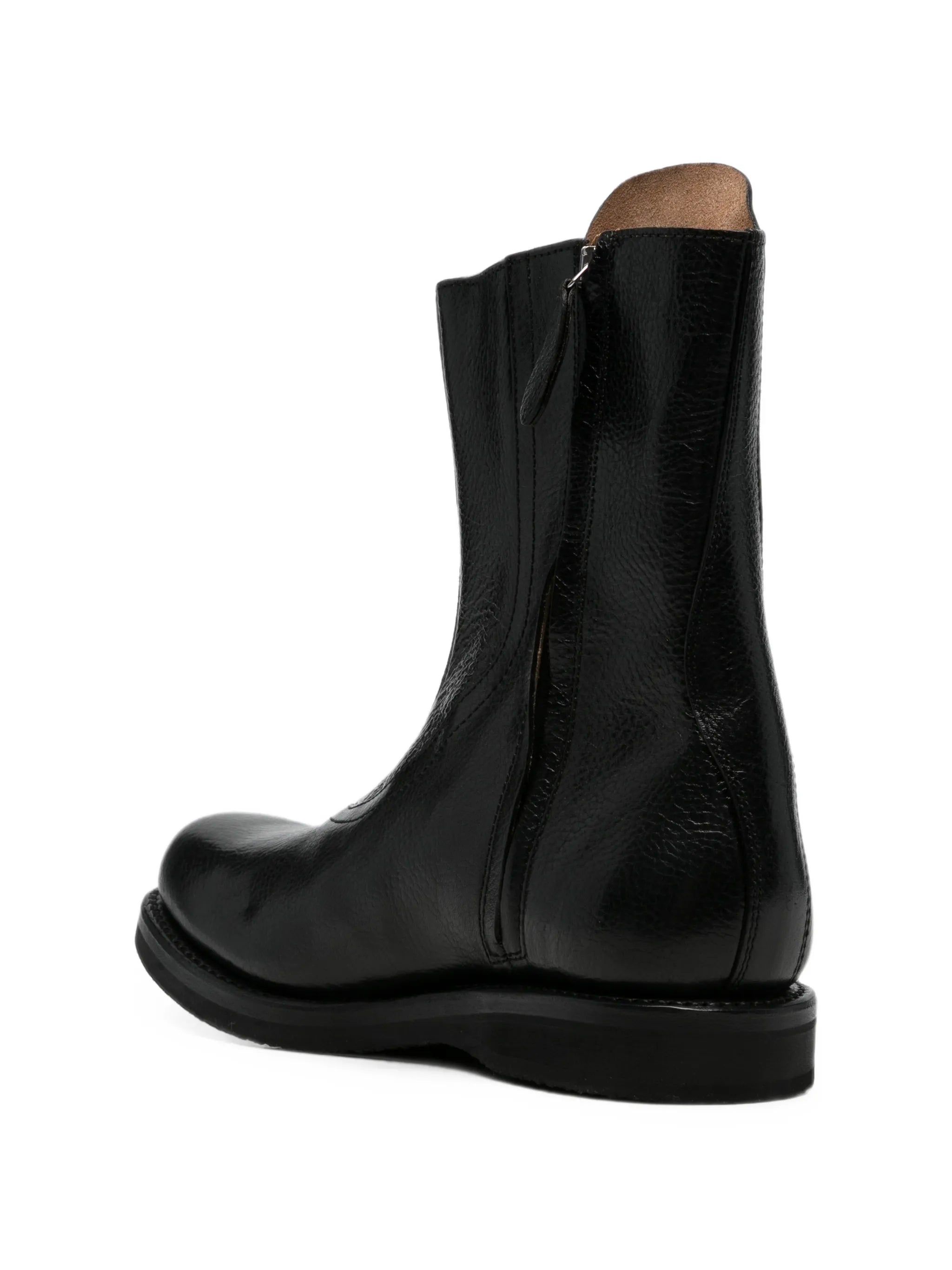 Moto leather boots