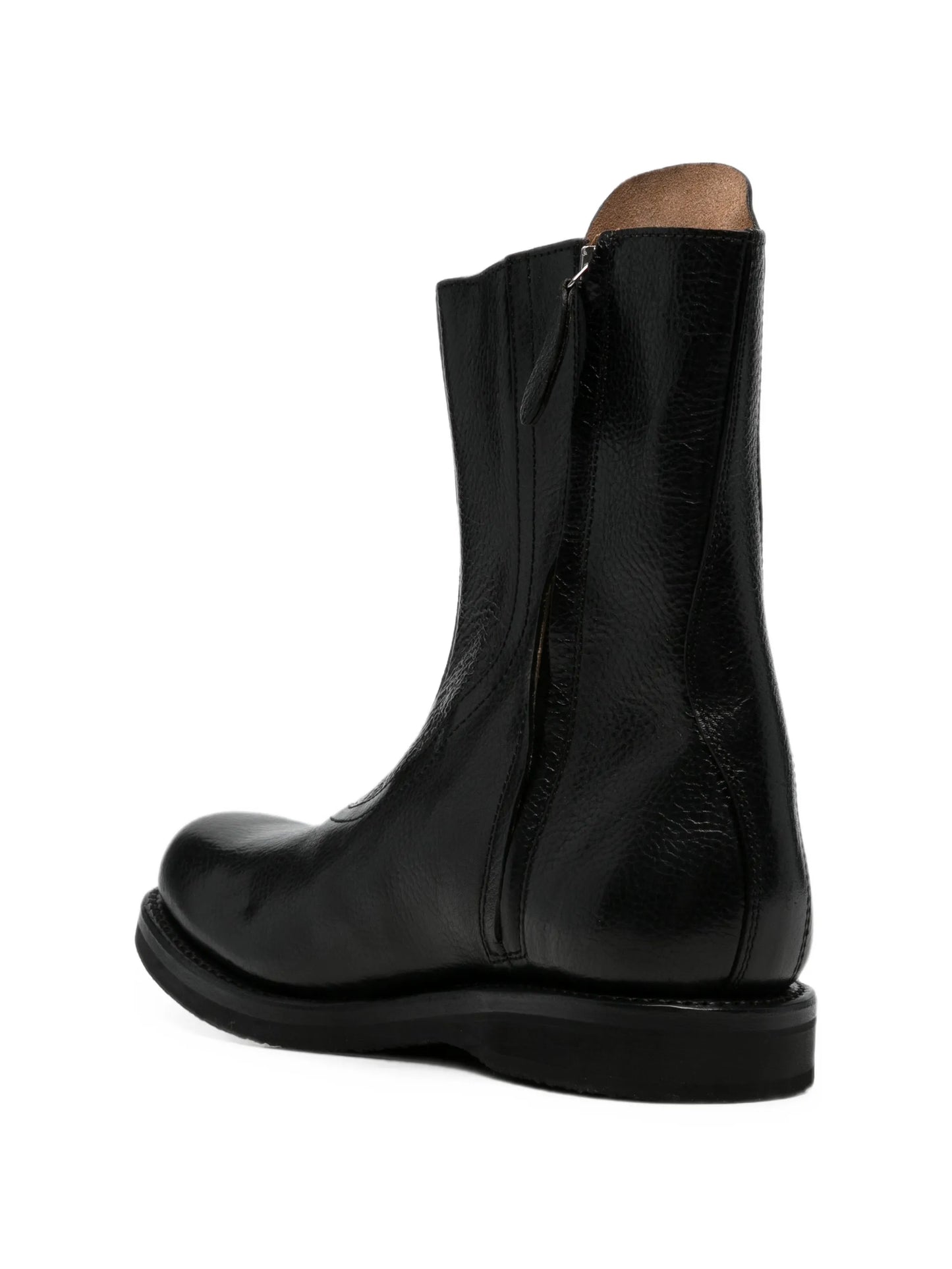 Moto leather boots