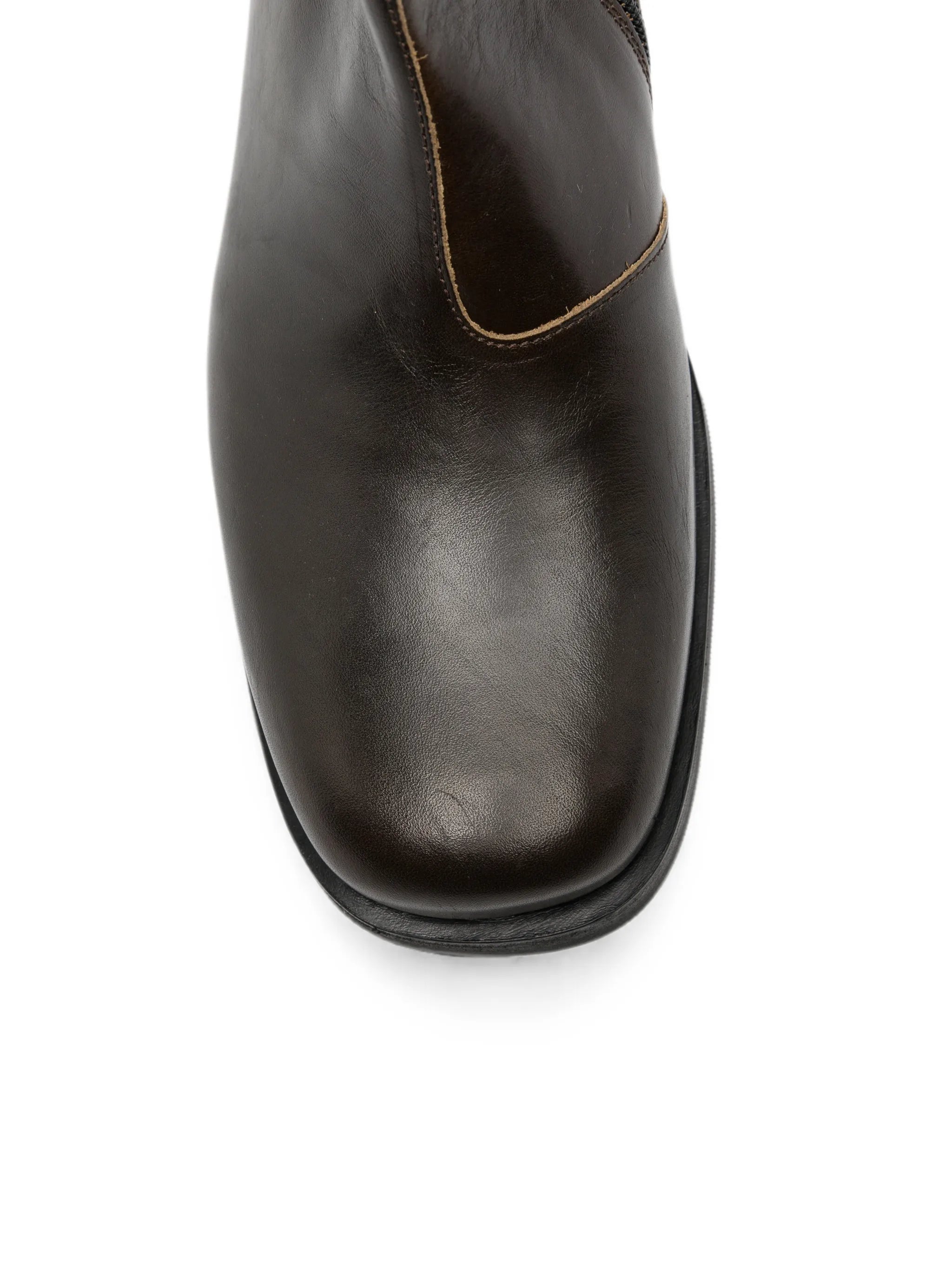 Camion leather biker boots