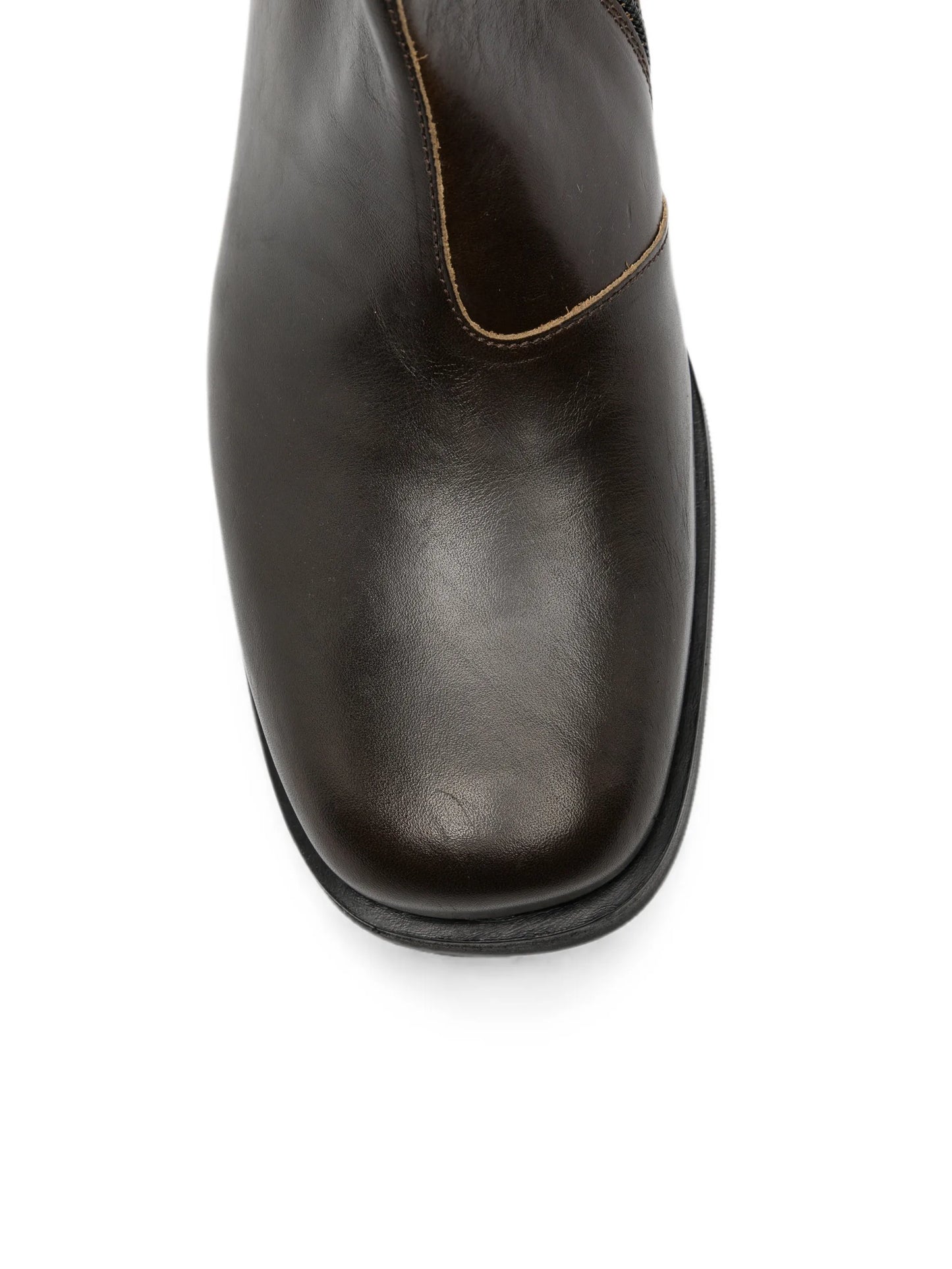 Camion leather biker boots
