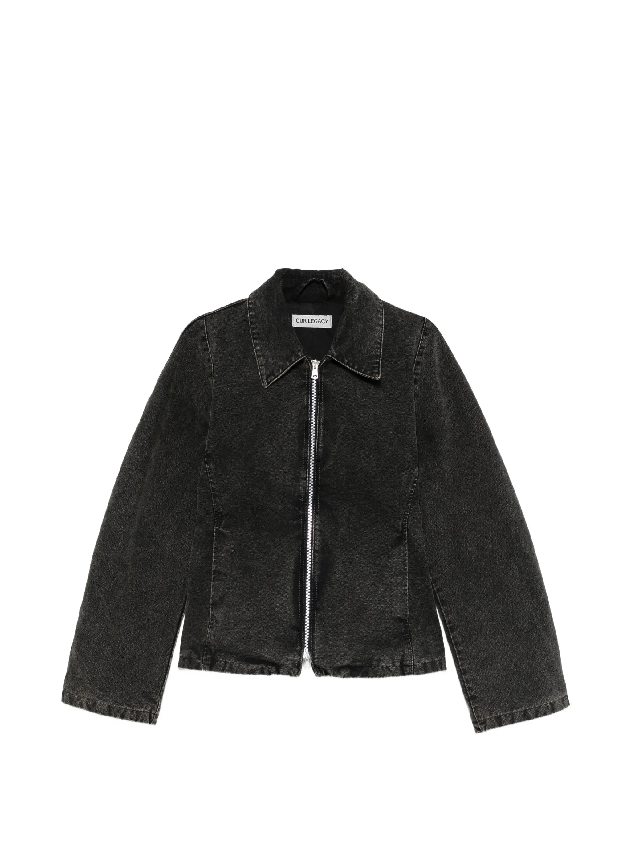 Cinched denim jacket