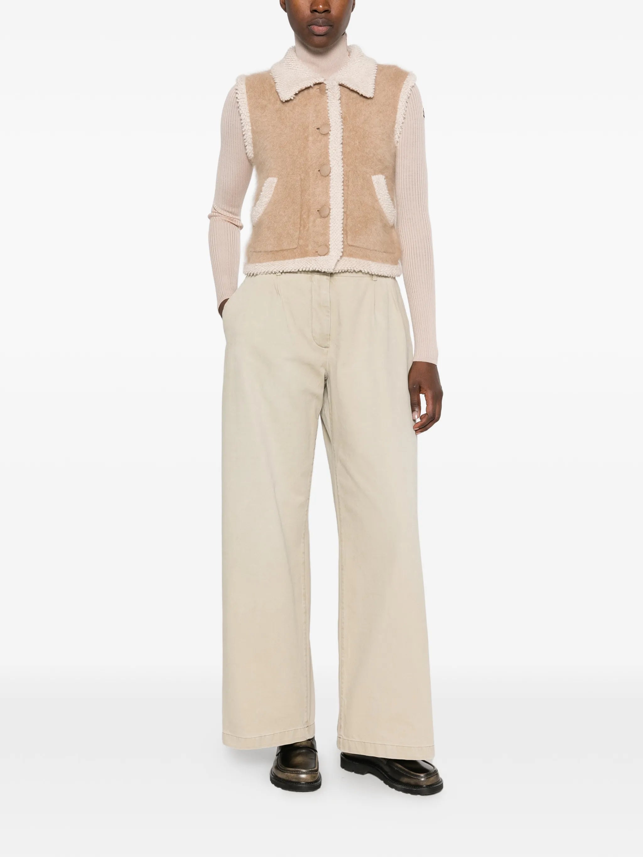 Arch wide-leg trousers