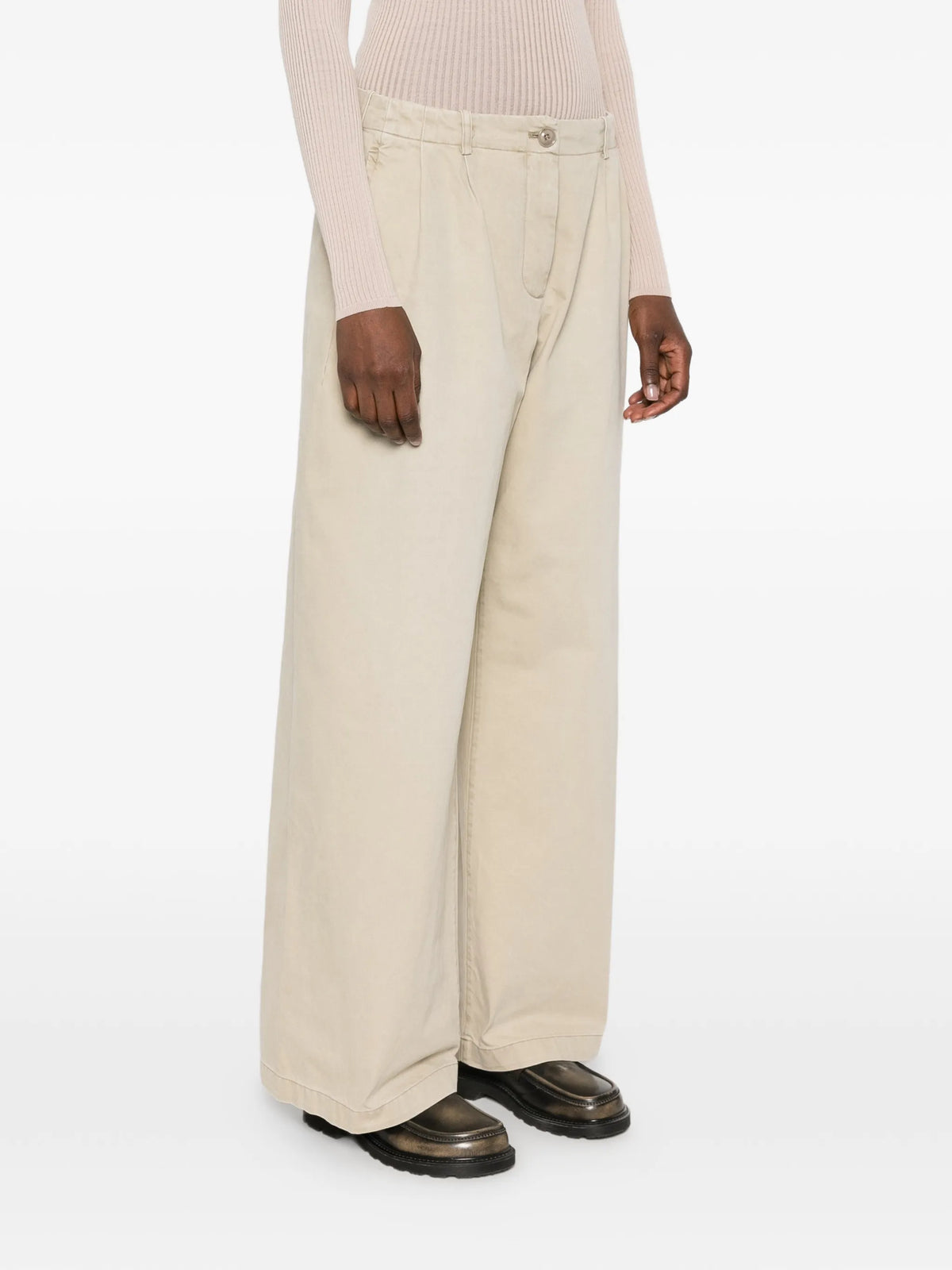 Arch wide-leg trousers