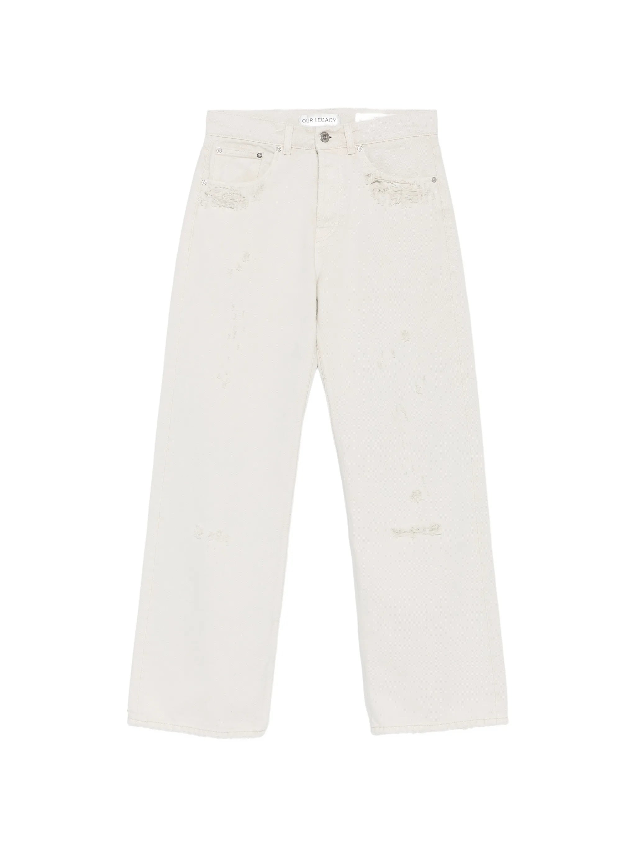 full cut straight-leg jeans