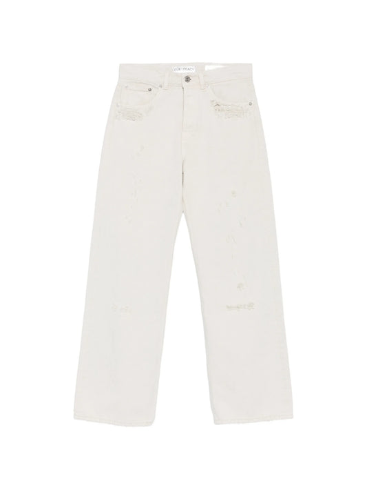 full cut straight-leg jeans
