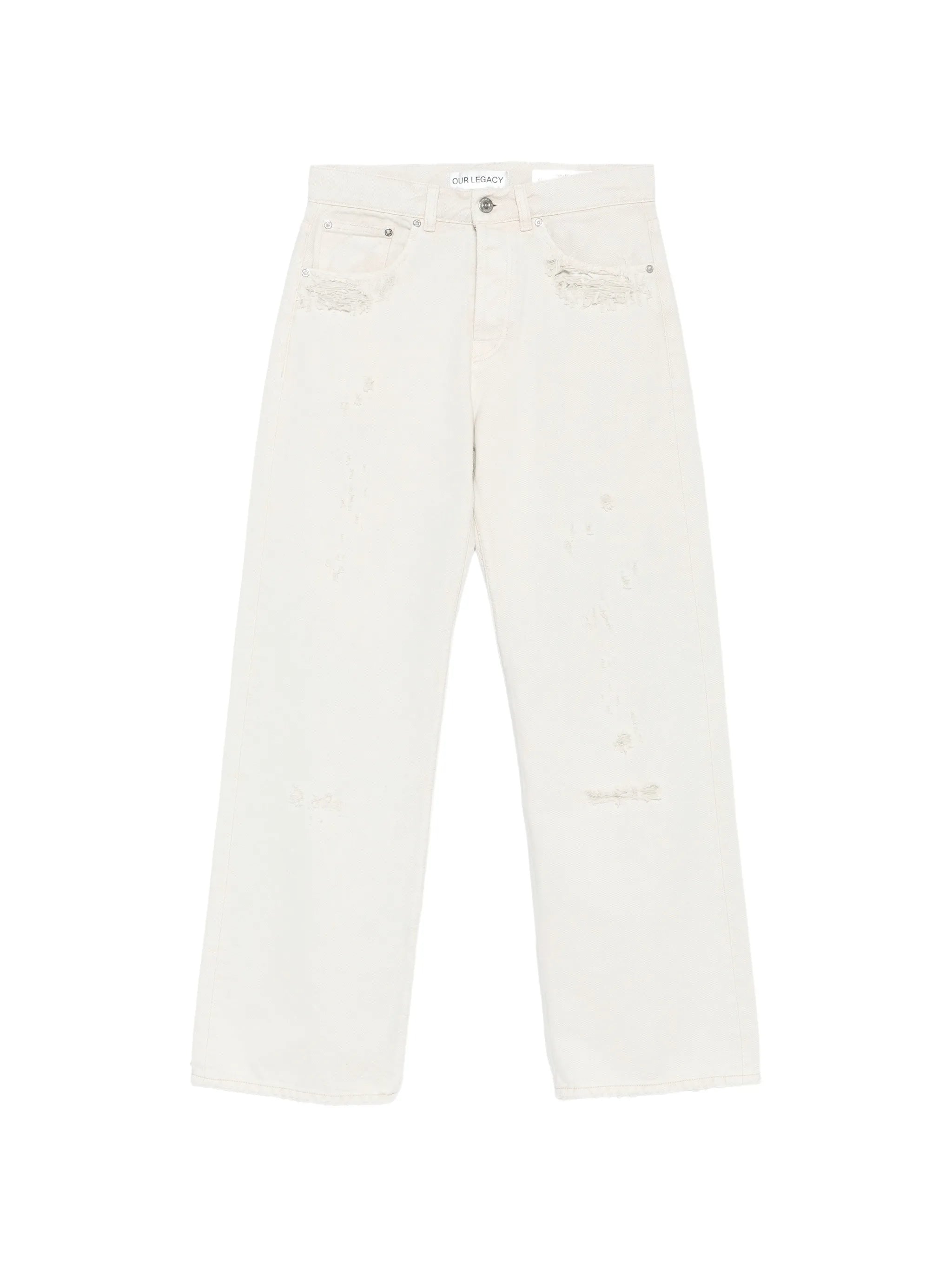 full cut straight-leg jeans
