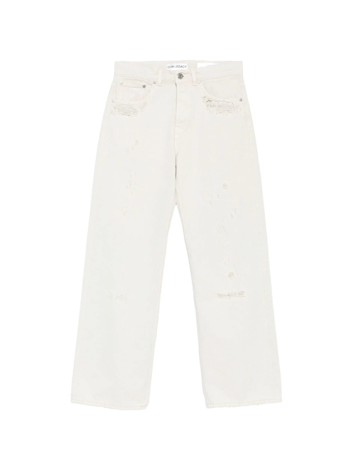 full cut straight-leg jeans