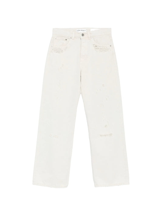 full cut straight-leg jeans