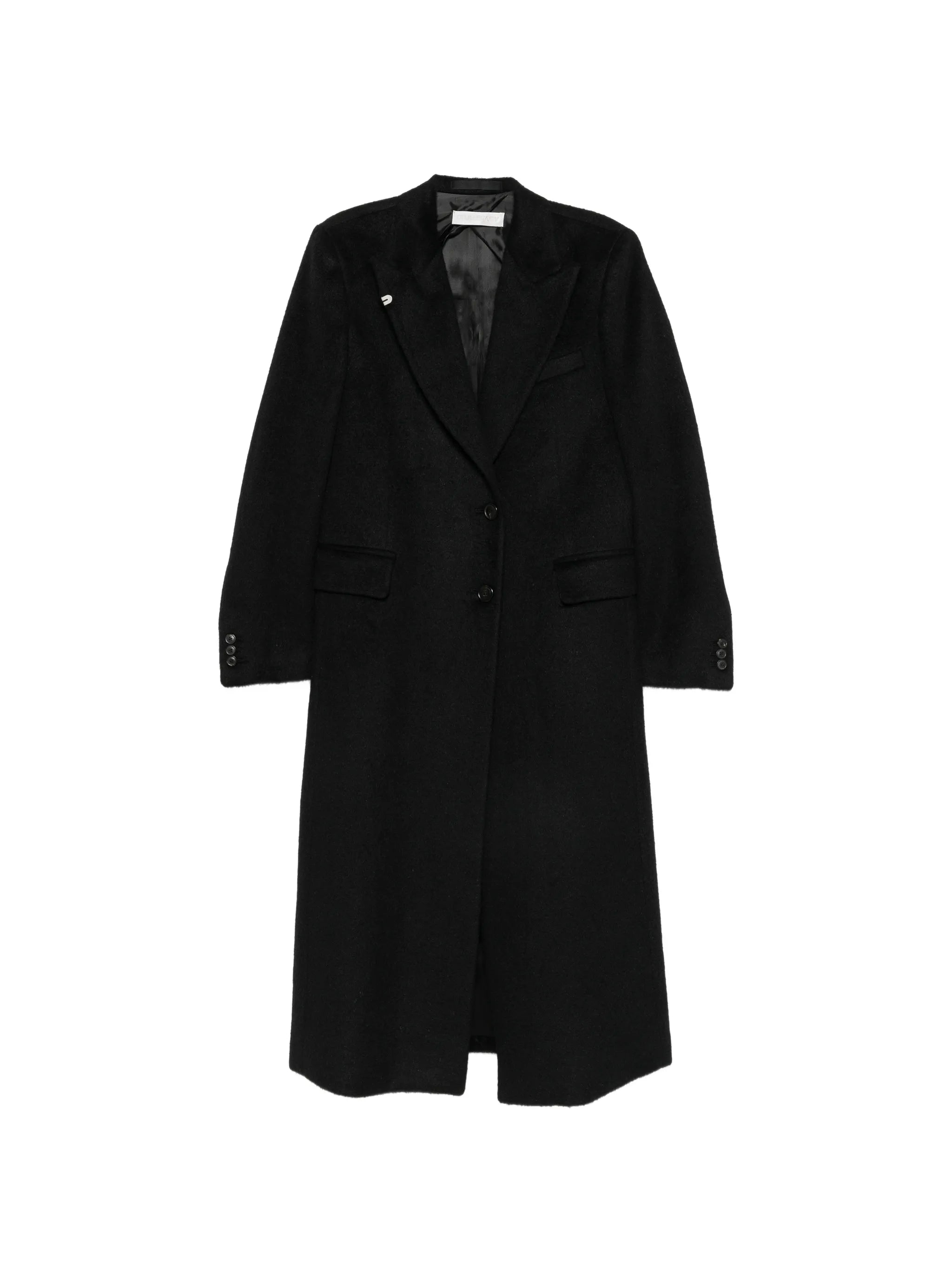 Manta single-breasted coat