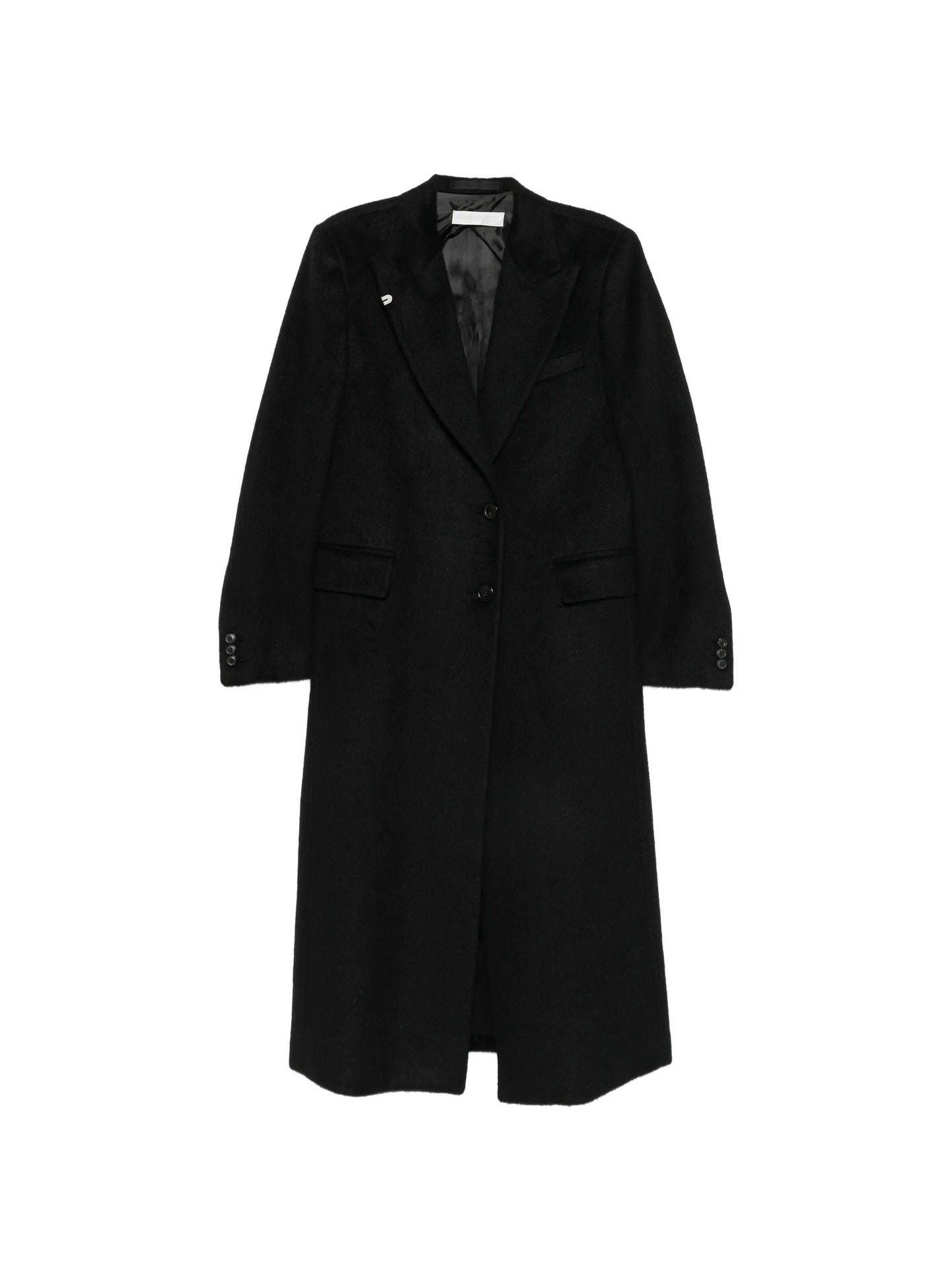 Manta single-breasted coat