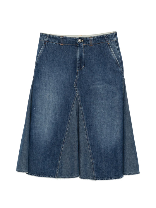Rift paneled skirt