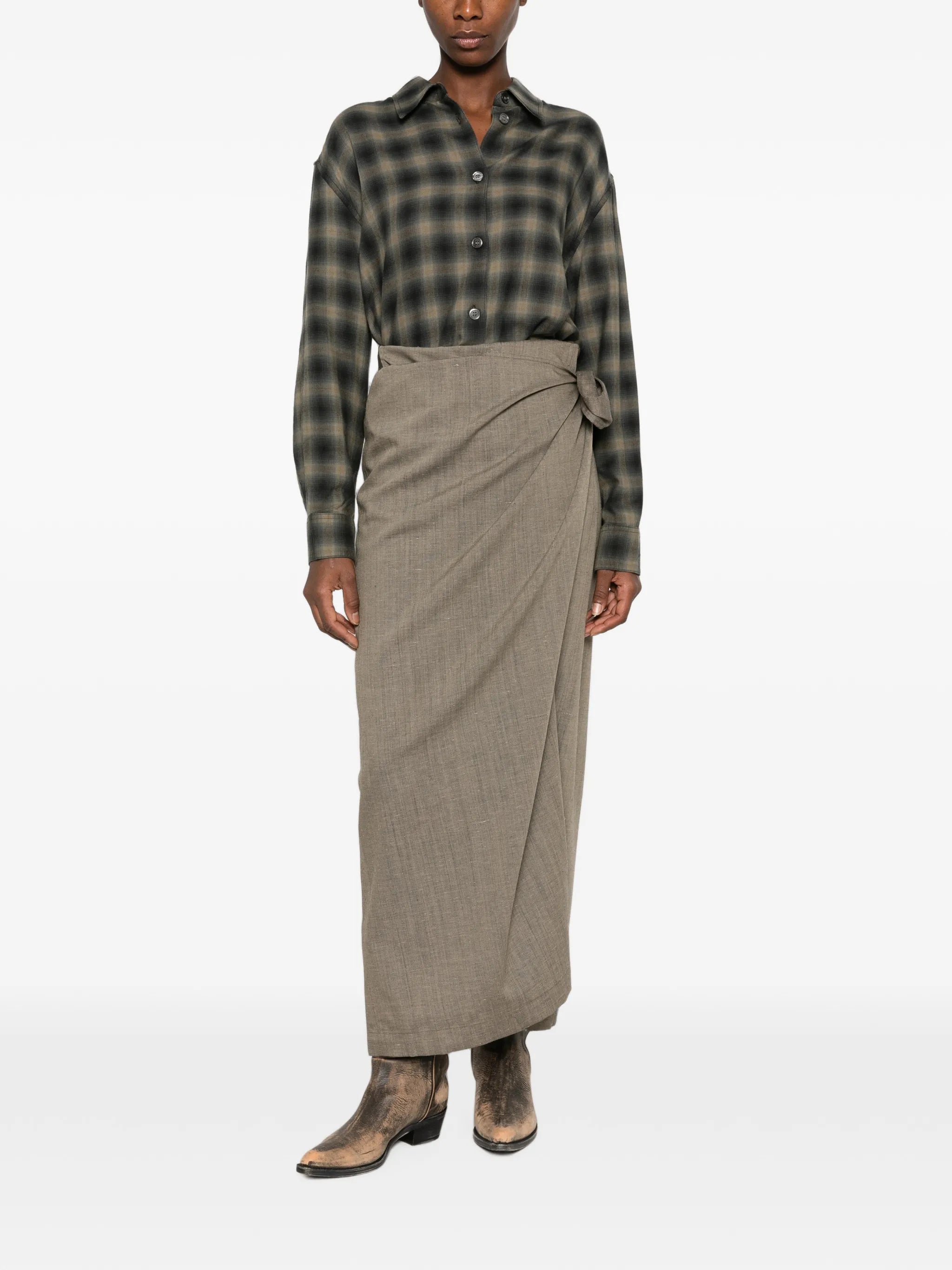Twisted maxi dress